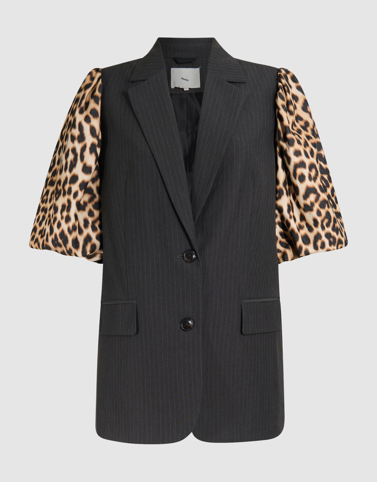 Leopard Ärmel Blazer Schwarz SHOEBY WOMEN
