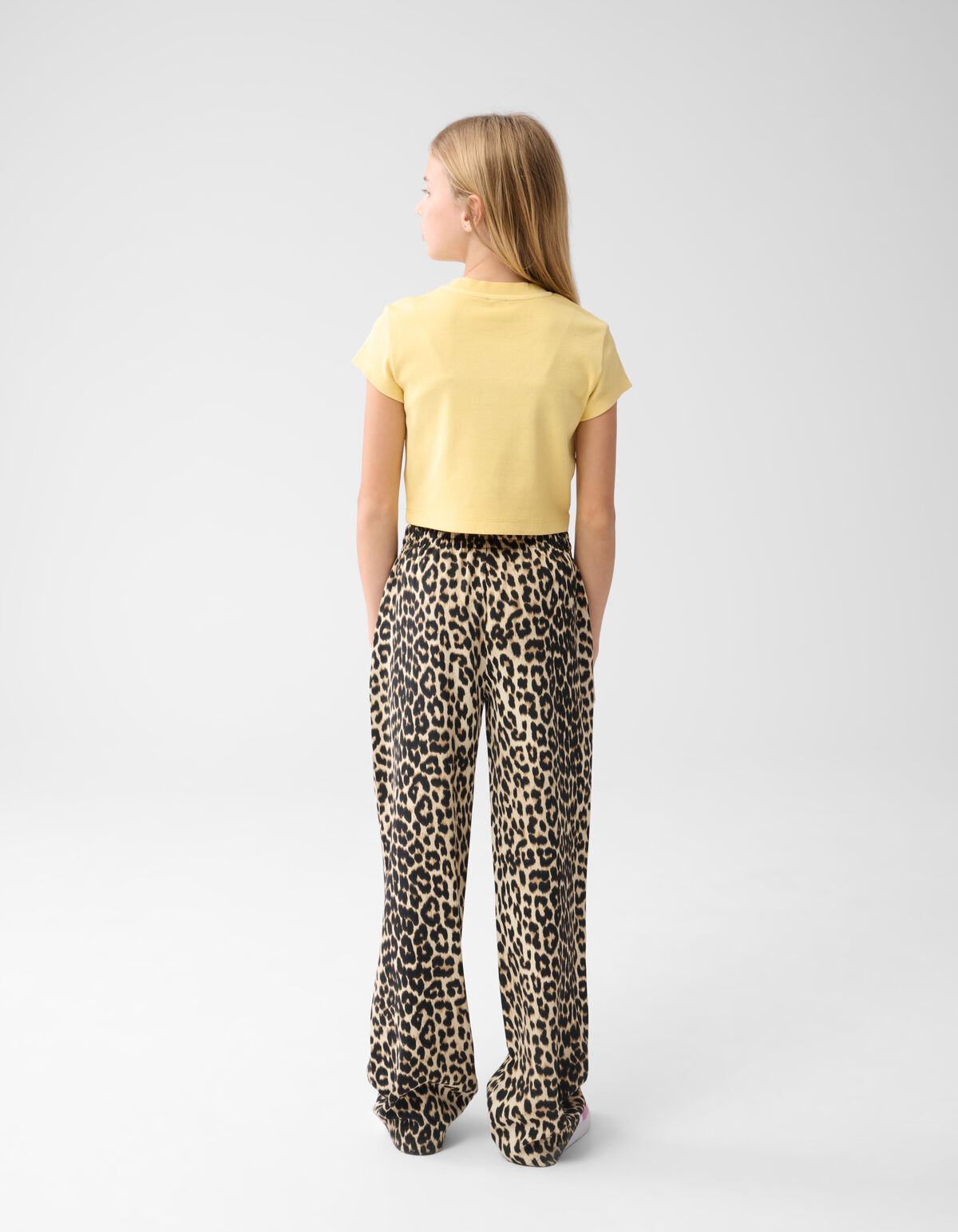 Lemon Crop Top Hellgelb SHOEBY GIRLS