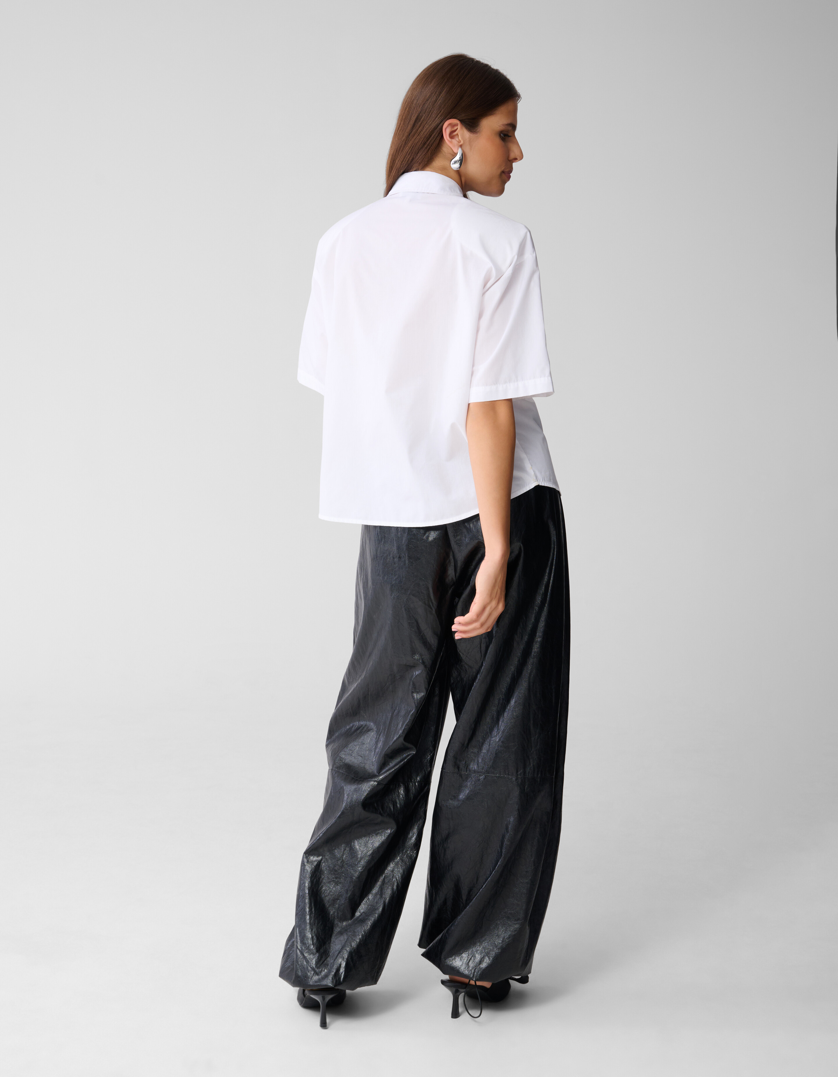 Oversized Solid Bluse Weiß SHOEBY WOMEN