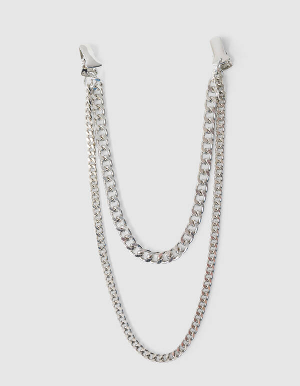 Multi Chain Clip Silber SHOEBY ACCESSOIRES
