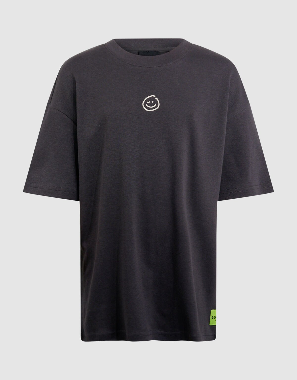 Smiley Artwork T-Shirt Dunkelgrau SHOEBY BOYS