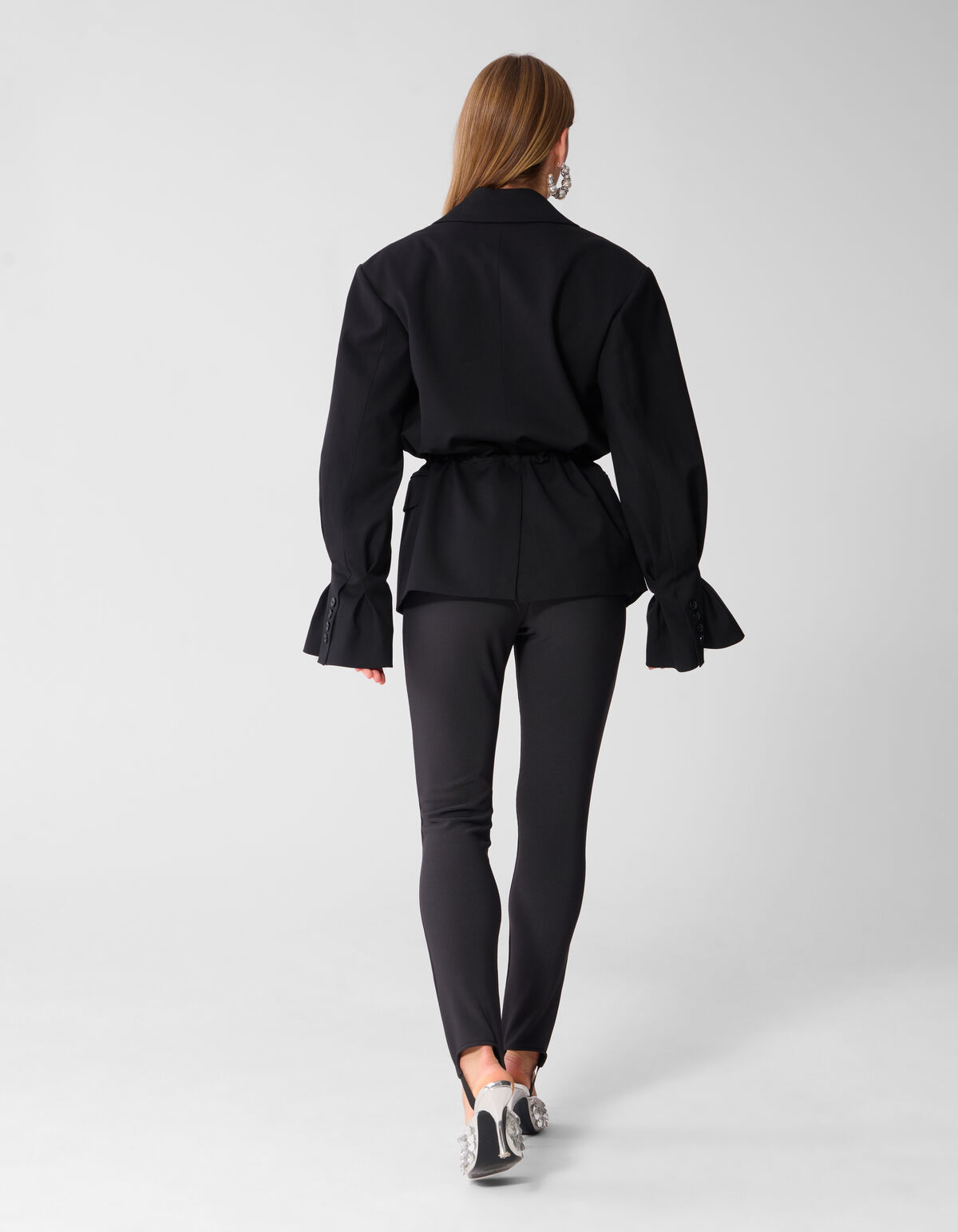 Relaxed Fit Blazer Schwarz SHOEBY WOMEN