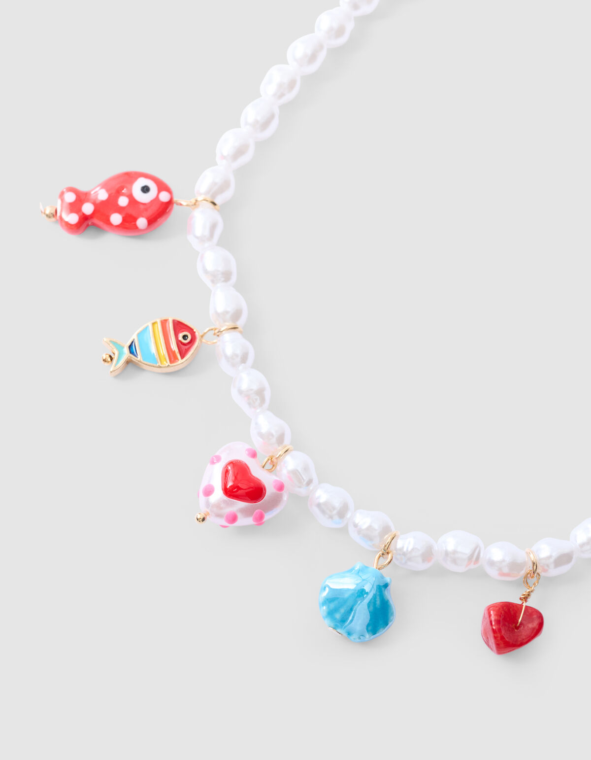 Meeresperlenkette Weiß SHOEBY ACCESSOIRES