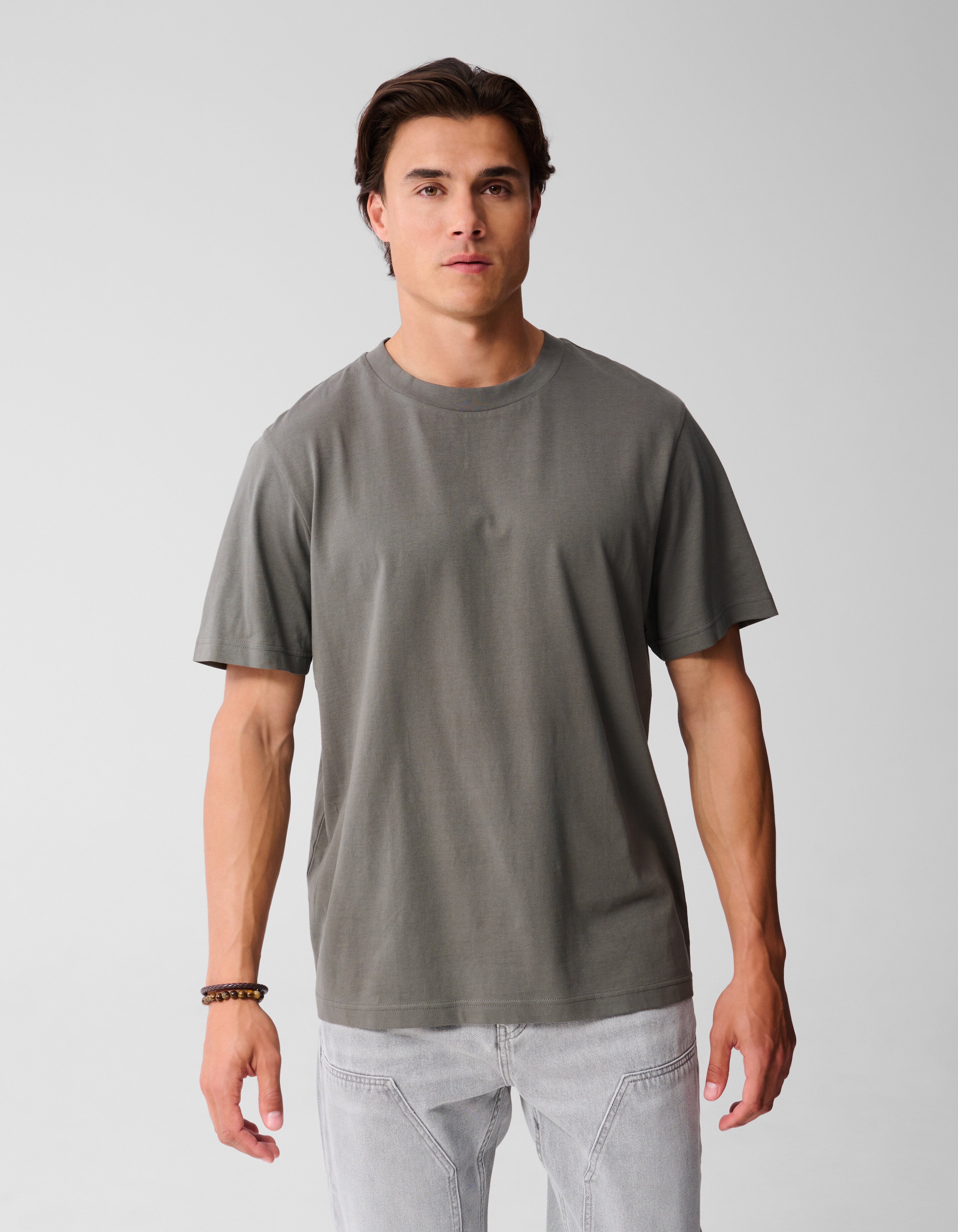 Galerie Kunstwerk T-Shirt Dunkelgrün SHOEBY MEN