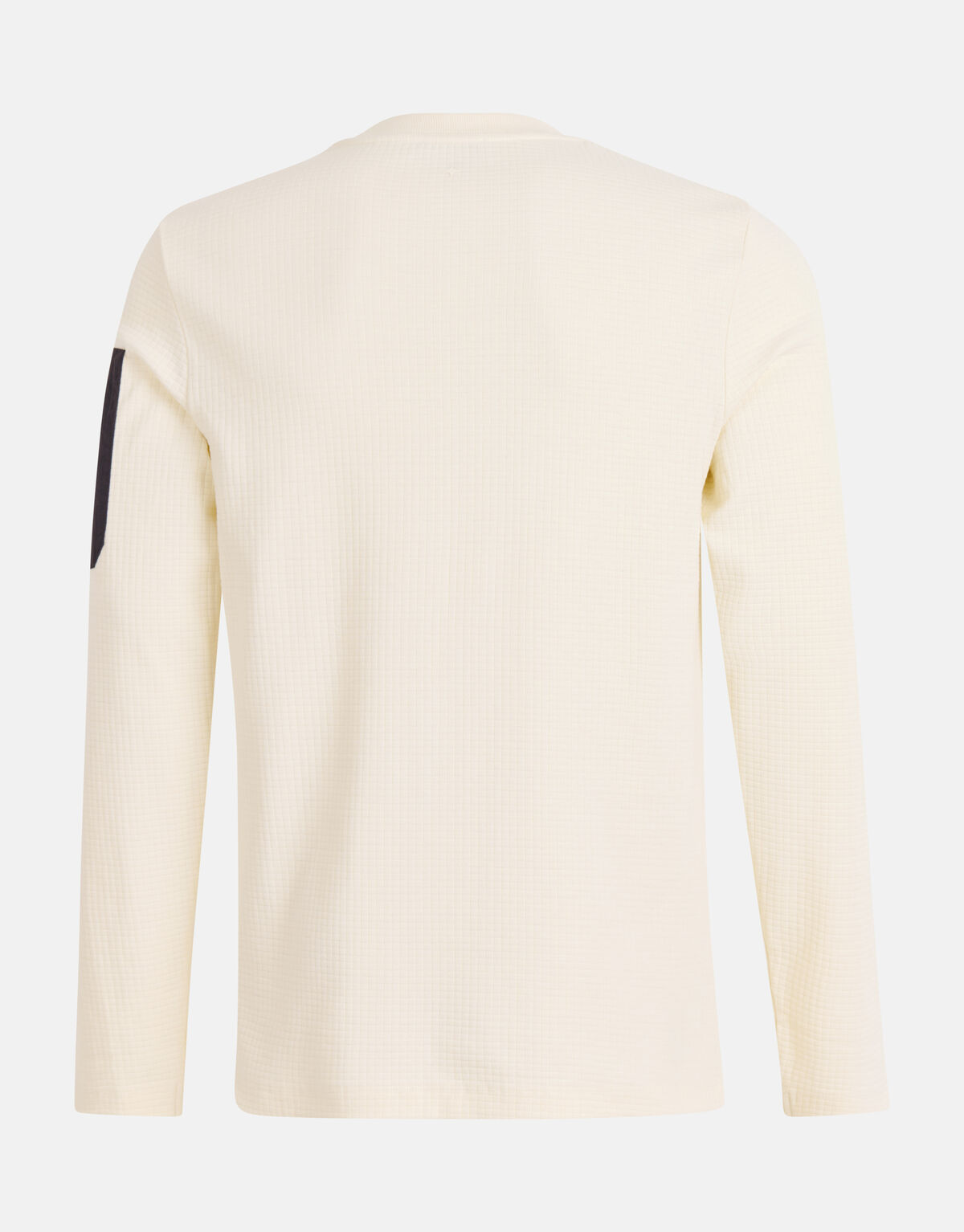 Jersey Strukturiertes Langarmshirt Off White SHOEBY MEN