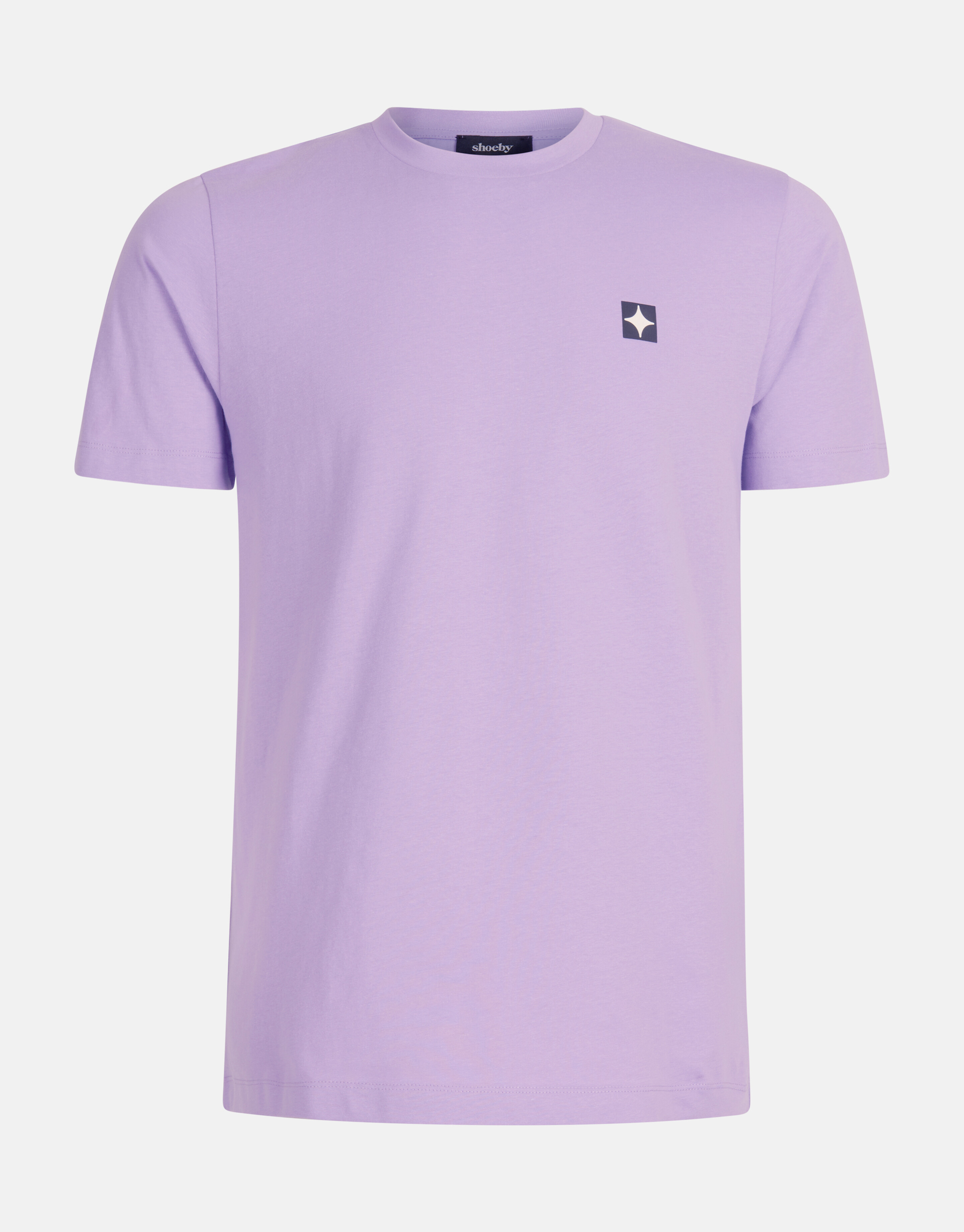 Glitzer-T-Shirt Hellviolett SHOEBY MEN