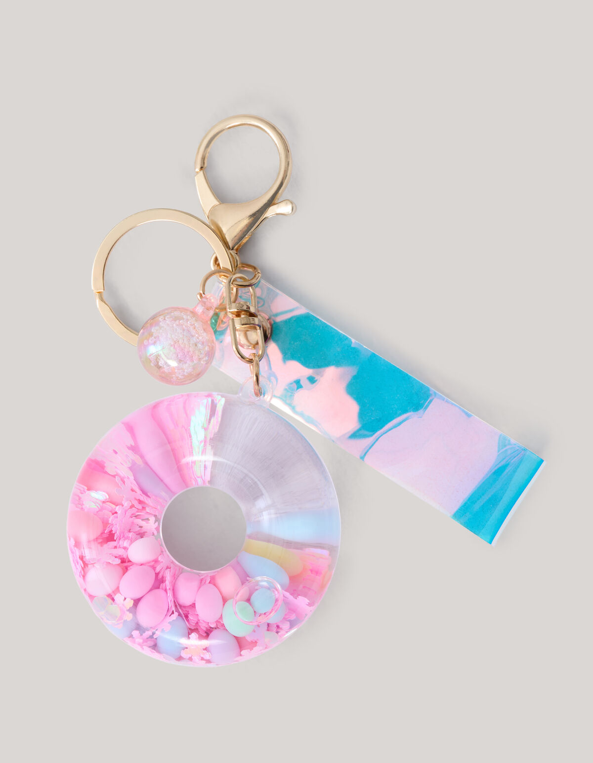 Donut Schl&uuml;sselanh&auml;nger Rosa SHOEBY ACCESSOIRES