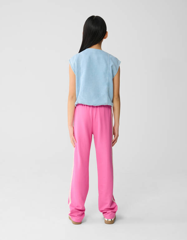 Puffy Denim Weste Hellblau SHOEBY GIRLS