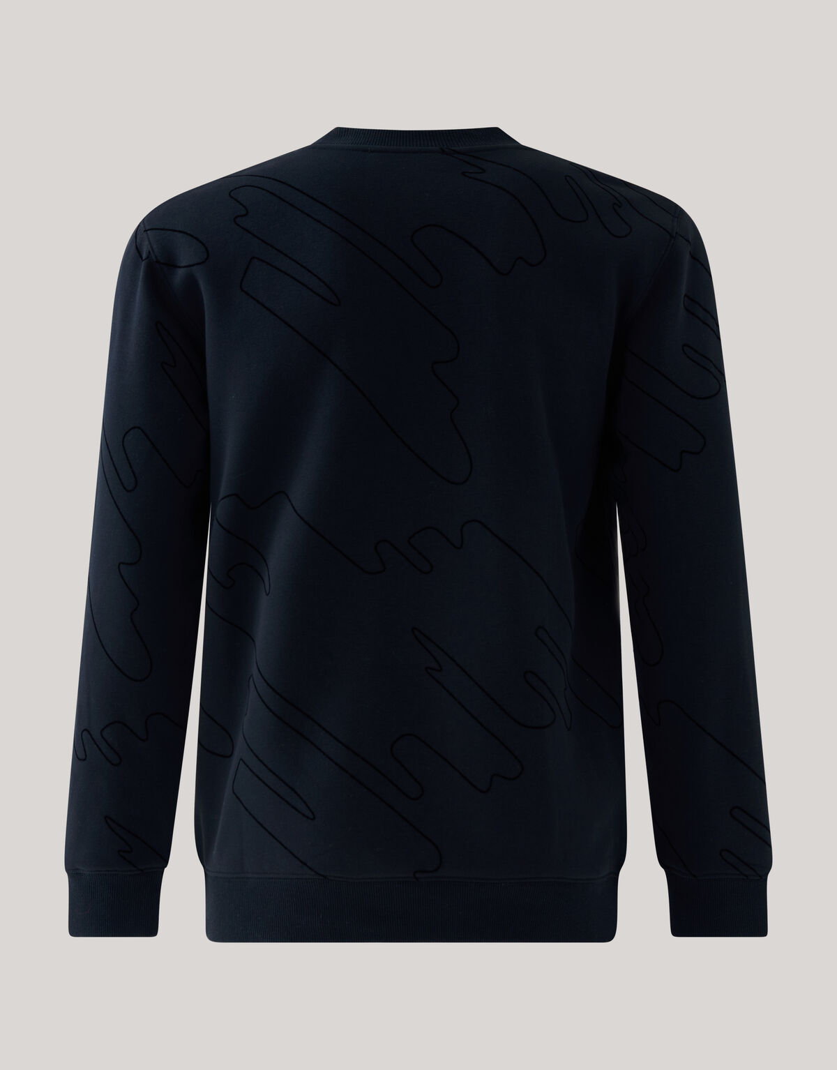 Flock Print Pullover Schwarz SHOEBY MEN