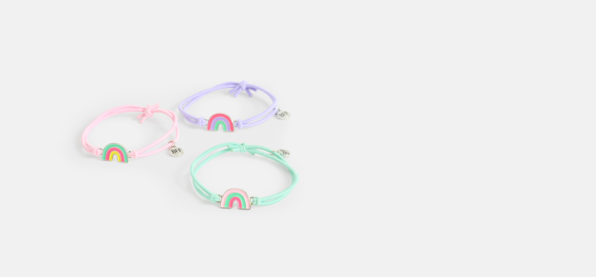 BFF Regenboog Armbanden Set SHOEBY ACCESSOIRES