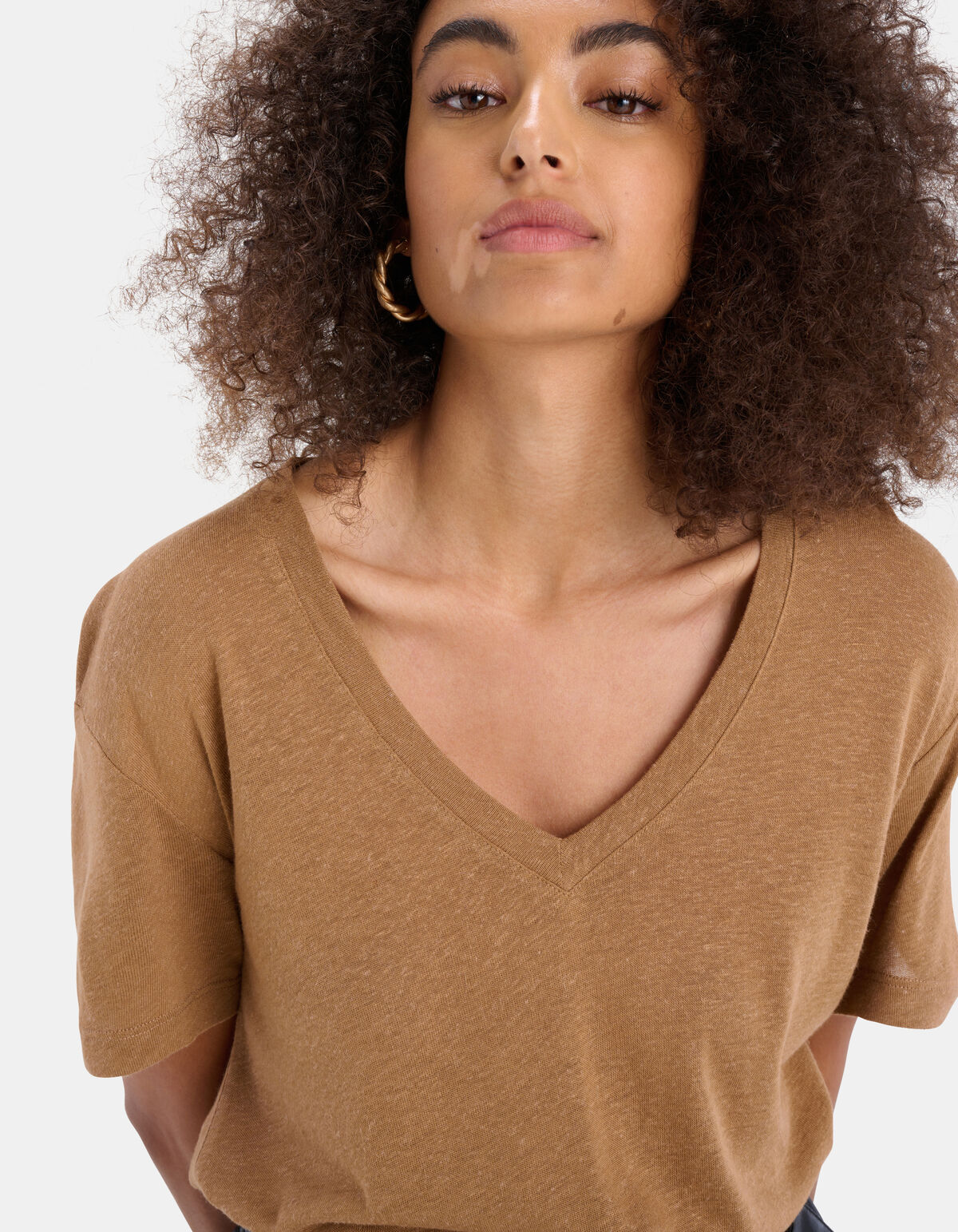 Leinen Mix T-Shirt EKSEPT