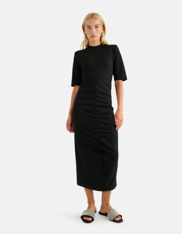 Punta Plooien Jurk Zwart SHOEBY WOMEN