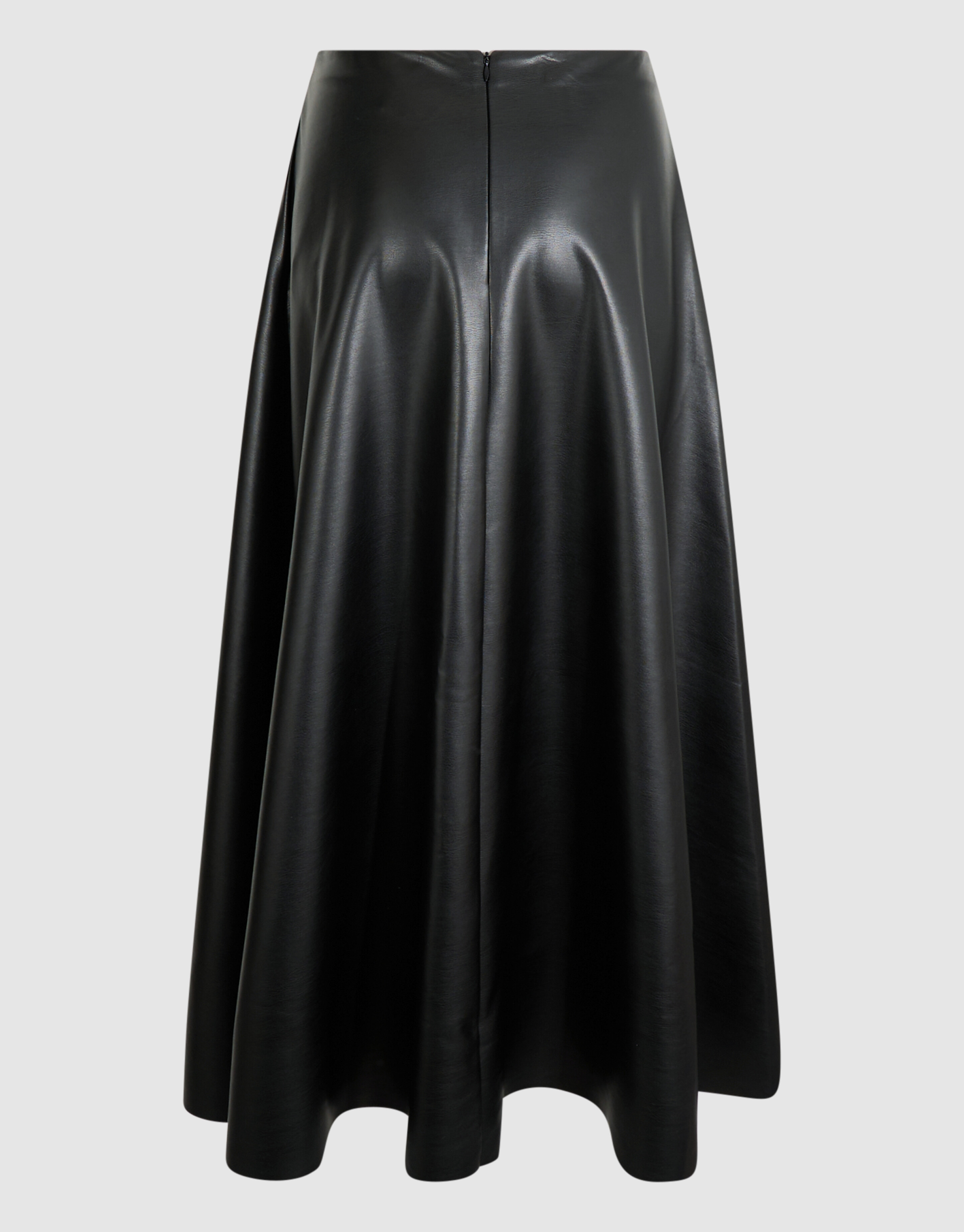 Veganer Maxi-Rock aus Kunstleder schwarz SHOEBY WOMEN