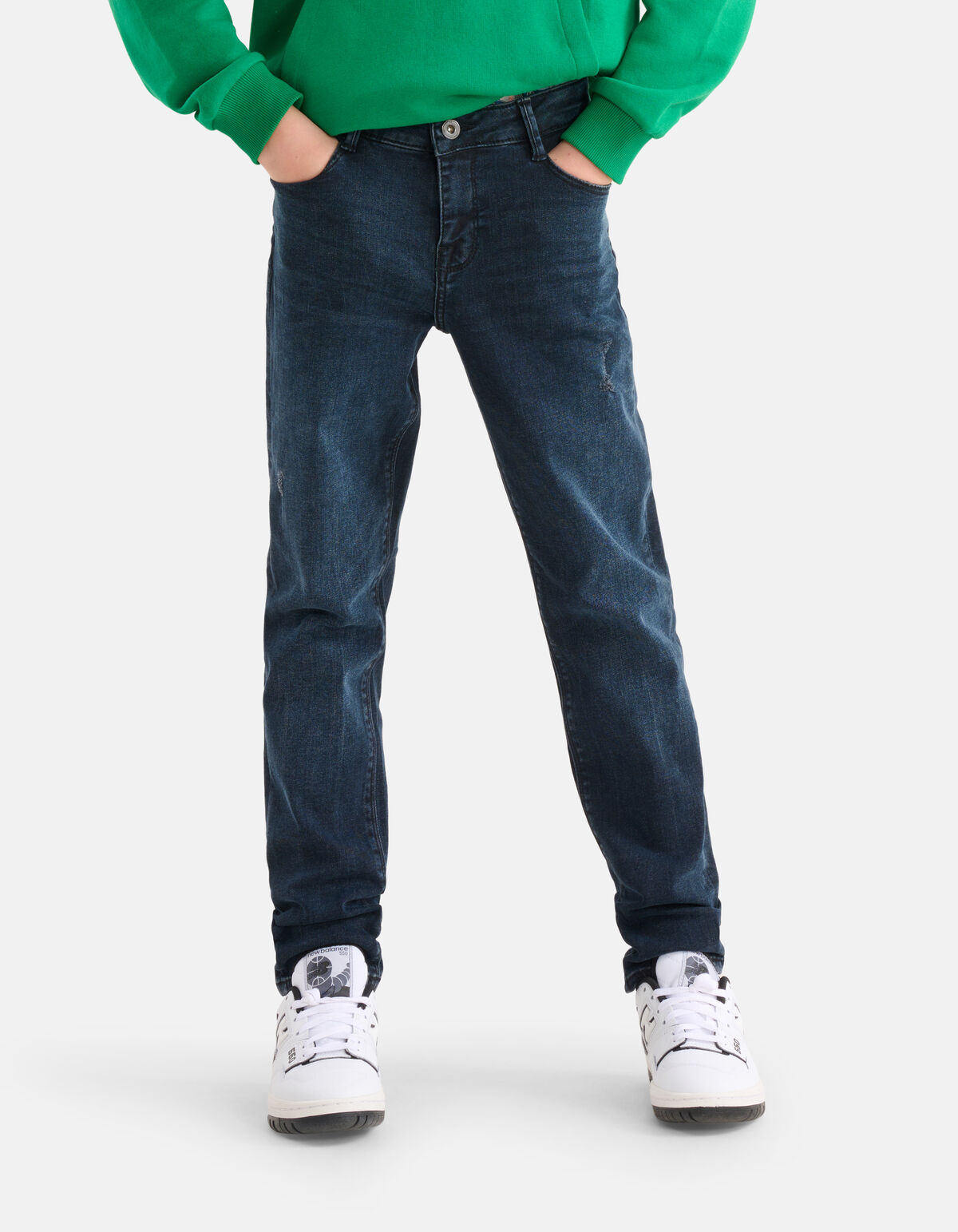 Regular Jeans Blau/Schwarz SHOEBY BOYS