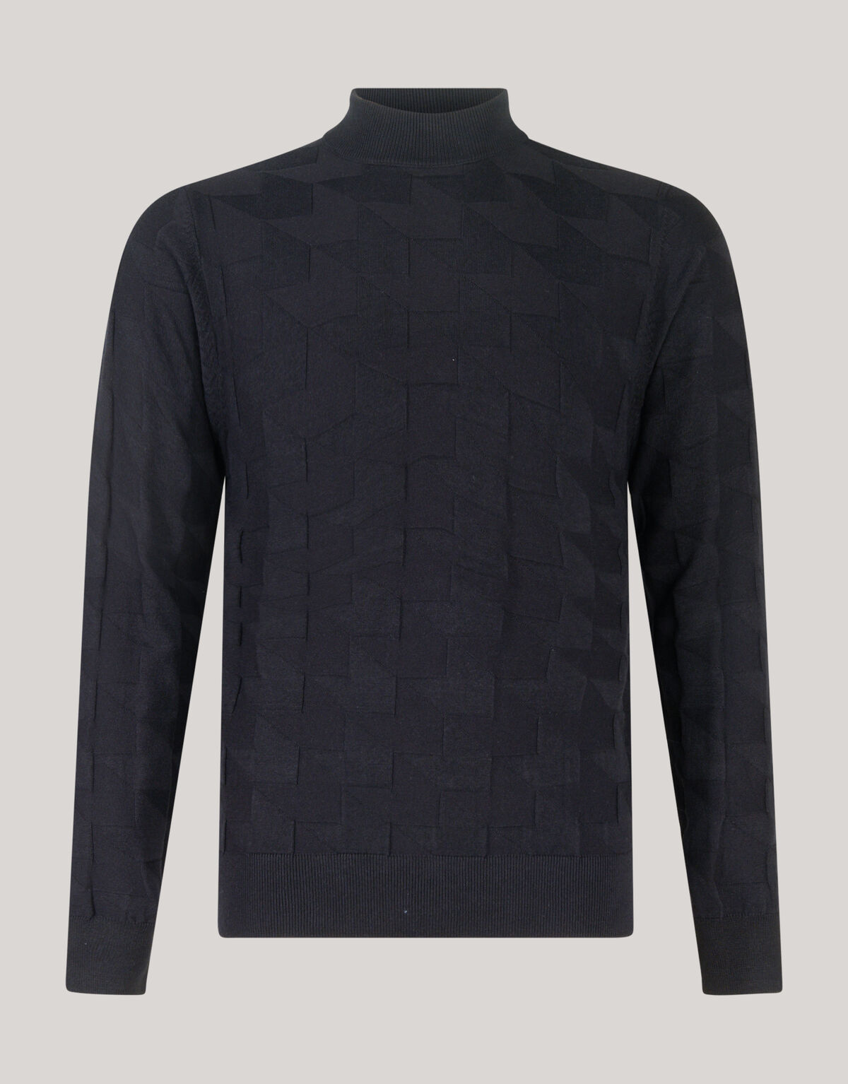 Pied De Poule Pullover Schwarz SHOEBY MEN