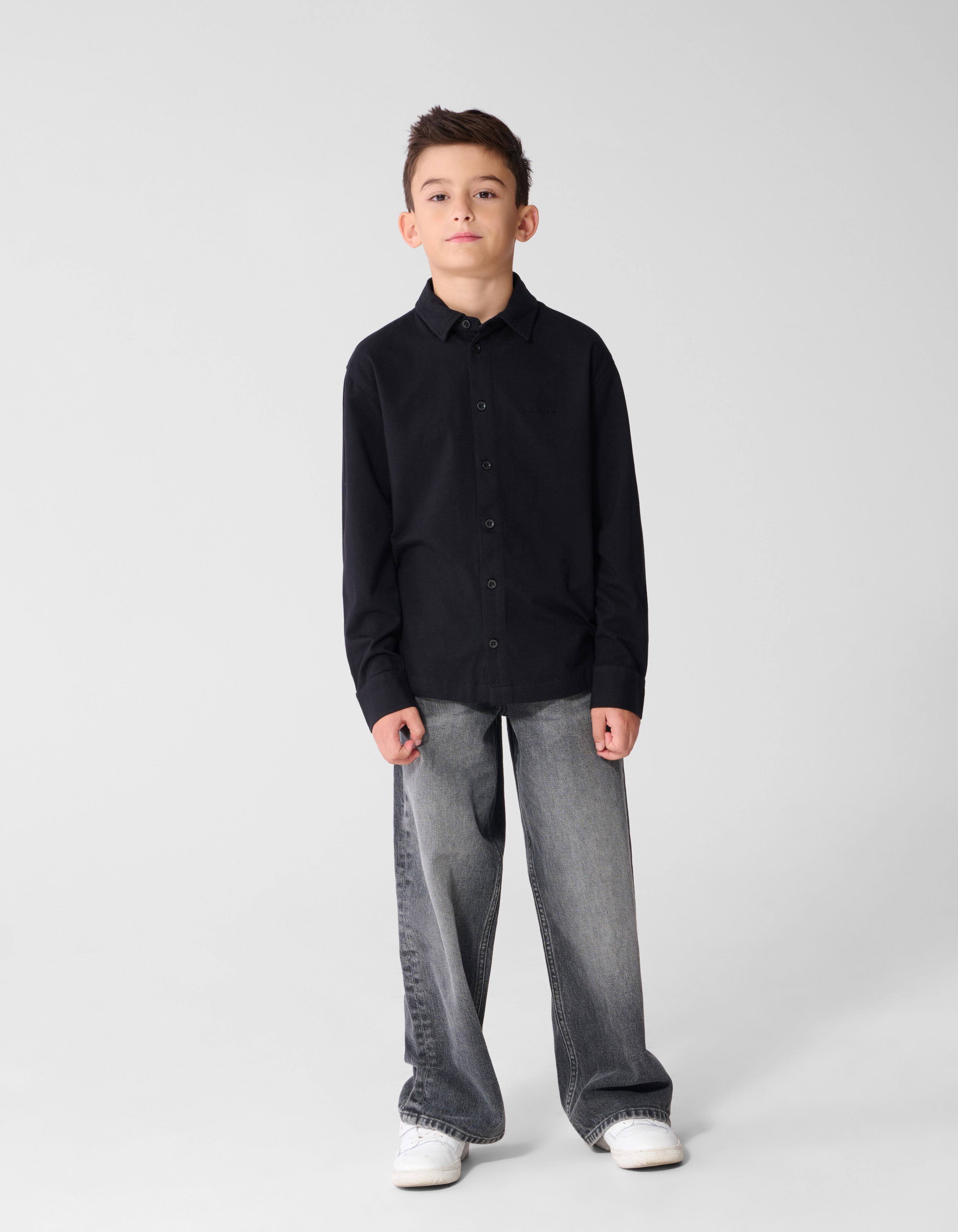 Jersey Hemd Schwarz SHOEBY BOYS