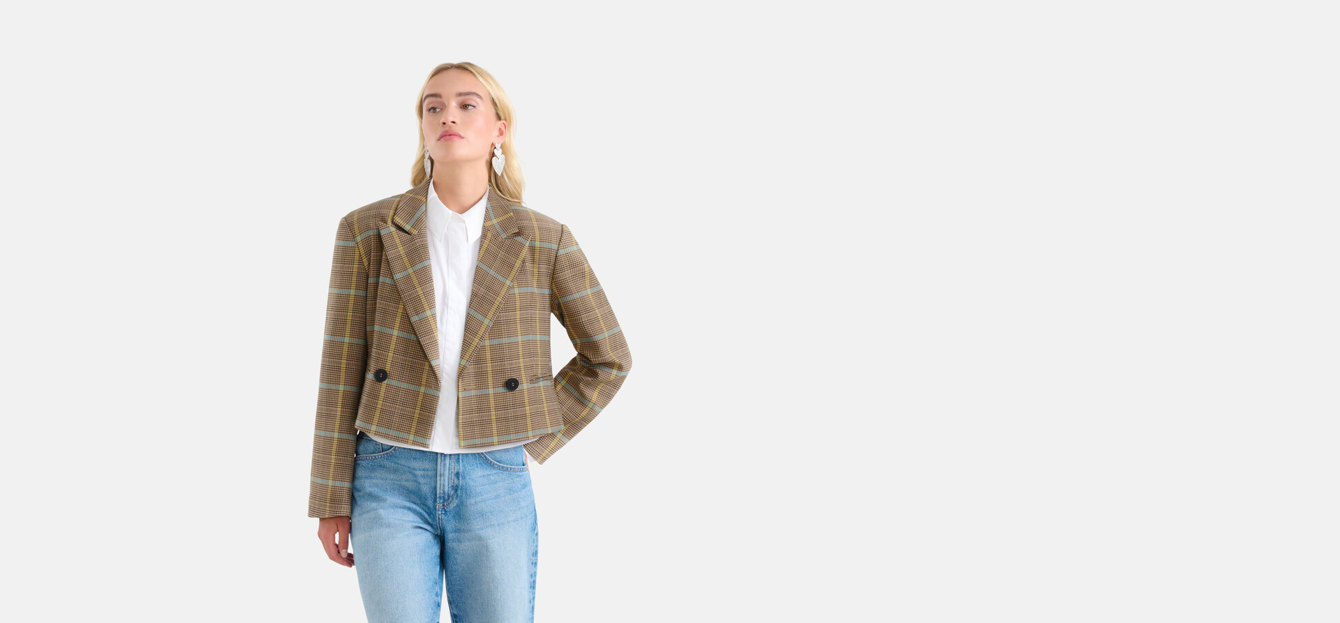 Gekürzter Blazer Braun von Monica SHOEBY WOMEN