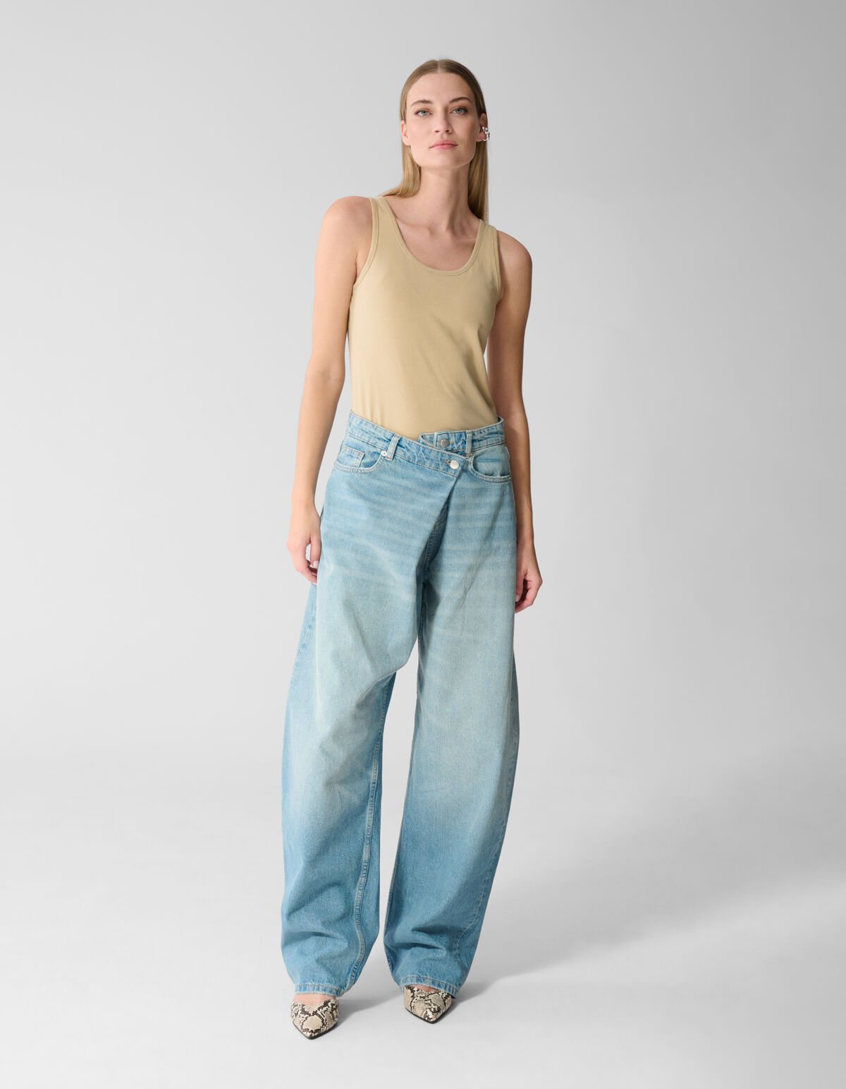 Basic Top Beige SHOEBY WOMEN