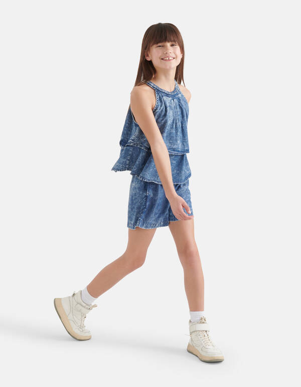 Geflochtenes Oberteil Hellblau SHOEBY GIRLS