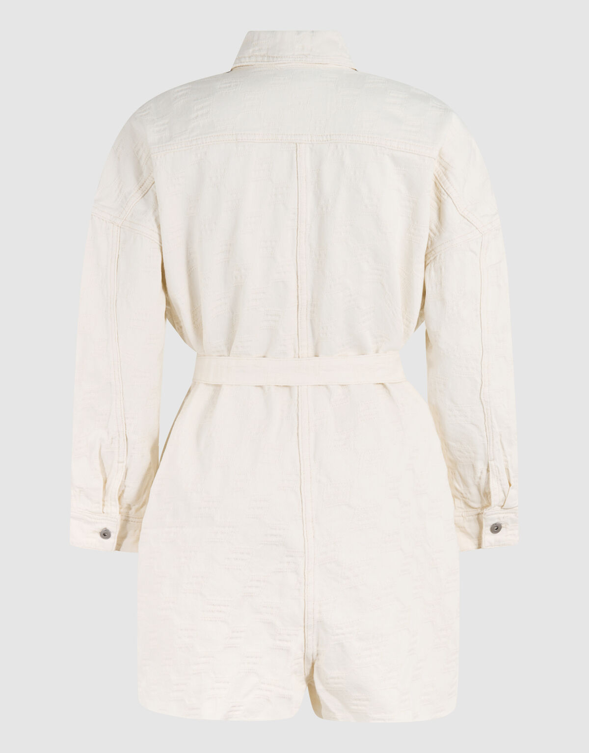 Struktur Jumpsuit Offbeat Weiß SHOEBY WOMEN