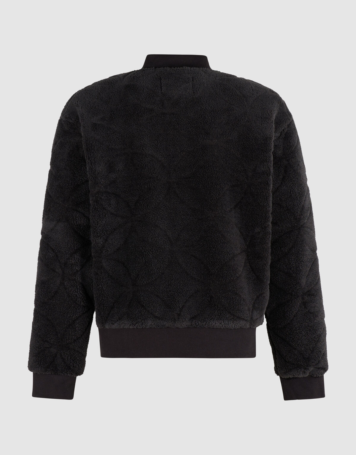 Teddy Jacquard Bomberjacke Dunkelgrau SHOEBY MEN