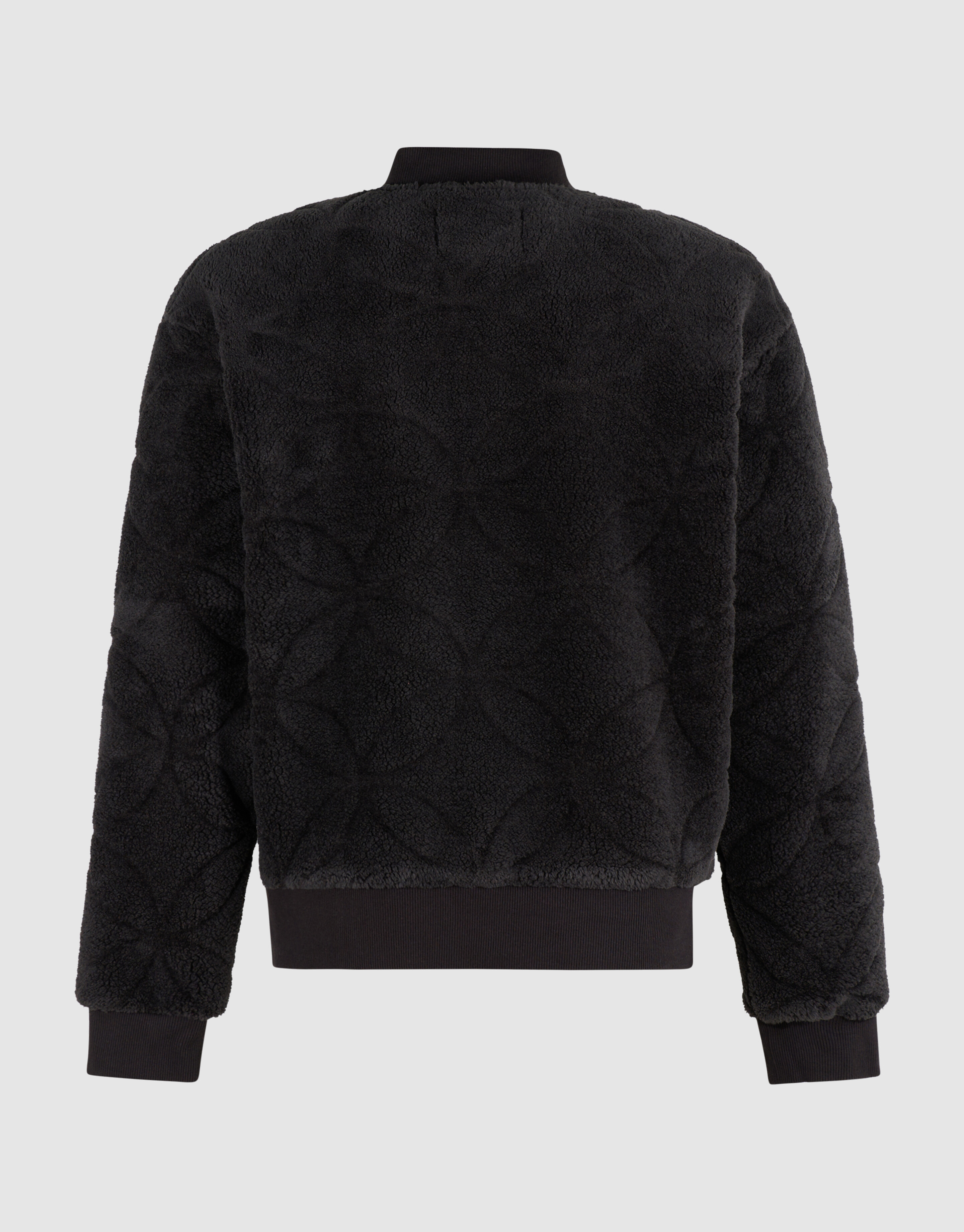 Teddy Jacquard Bomberjacke Dunkelgrau SHOEBY MEN