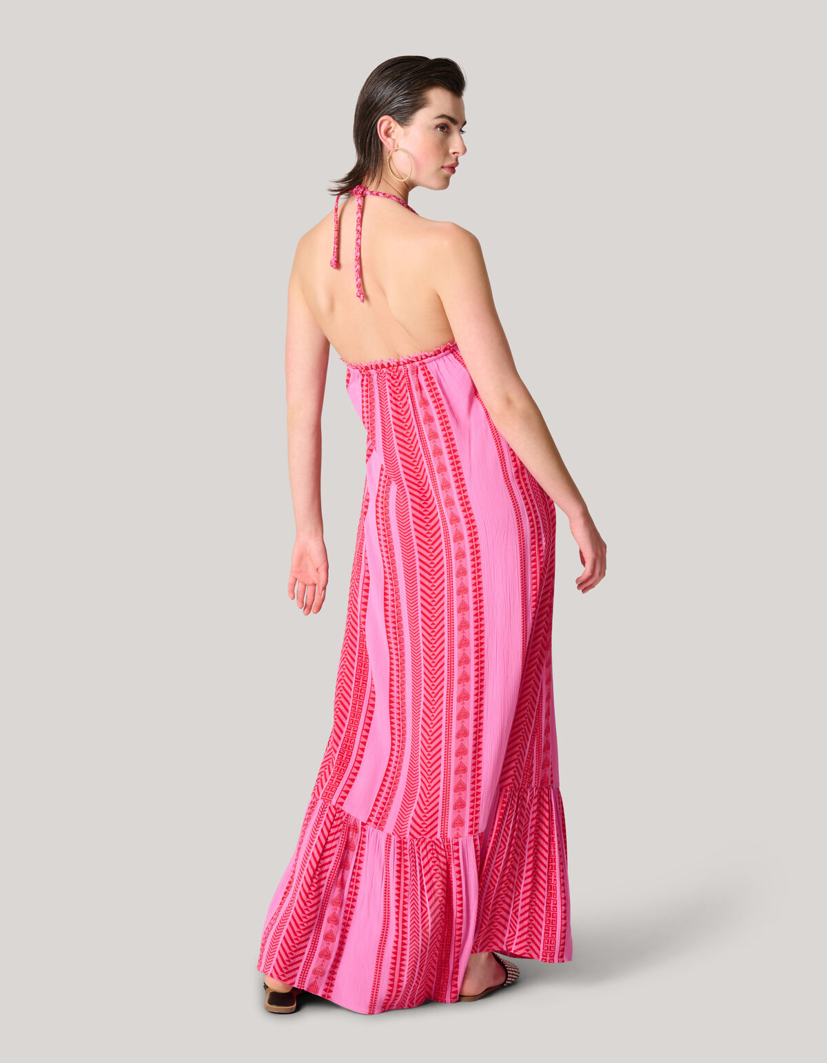 Crinckle Häkelkleid Rosa SHOEBY WOMEN