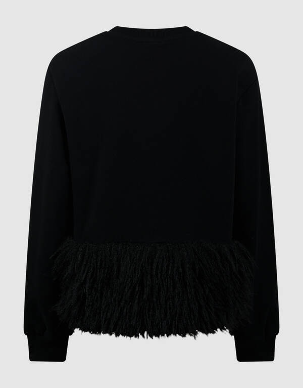 Federpullover Schwarz SHOEBY GIRLS