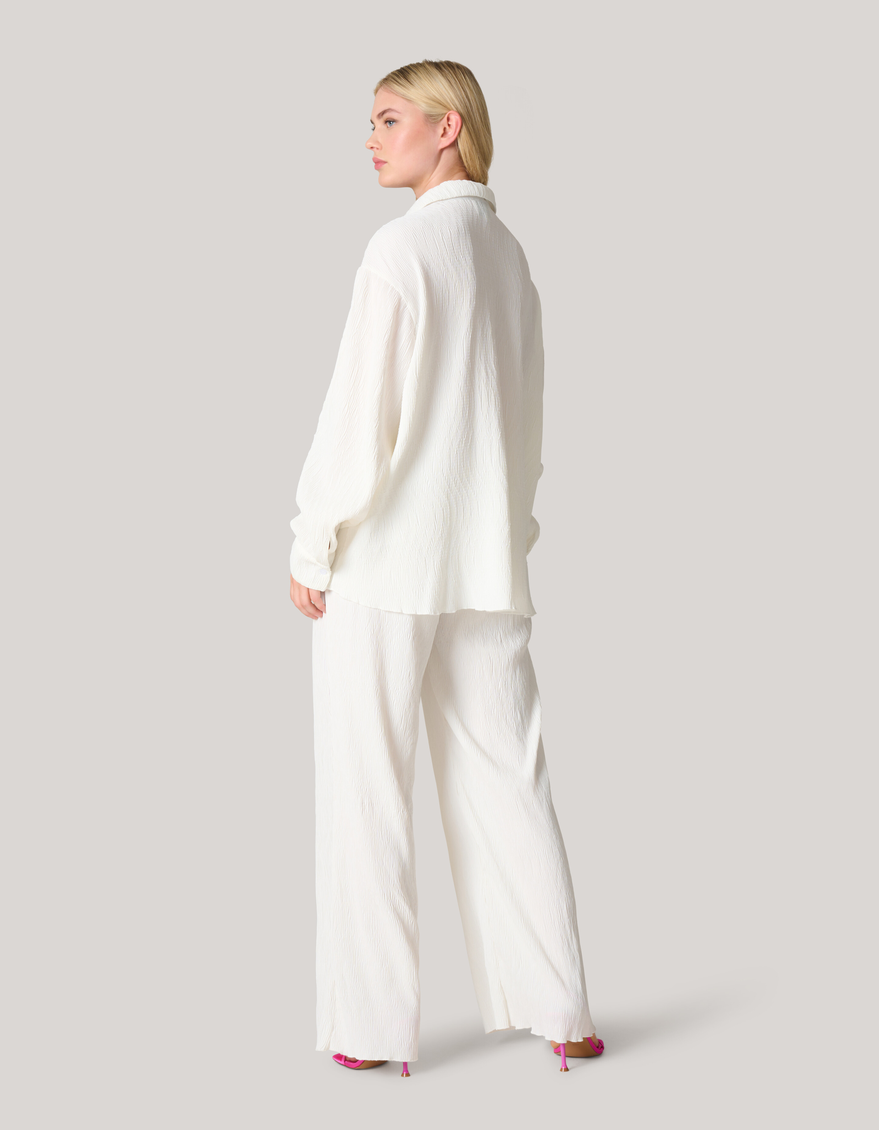 Plissee-Kräuselbluse Wit SHOEBY WOMEN
