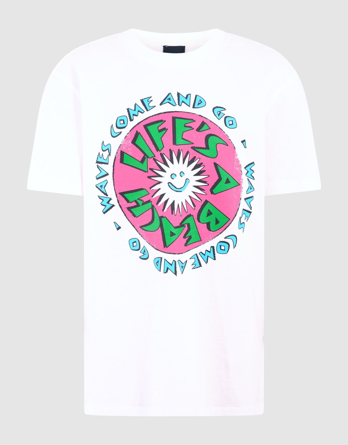 Strand Artwork T-shirt Weiß SHOEBY BOYS