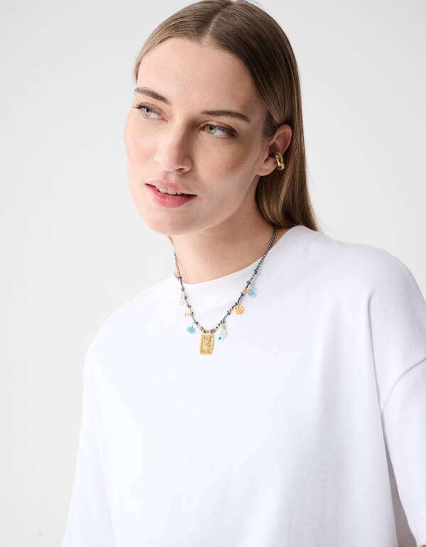 Seil-Anhänger-Kette Blau SHOEBY ACCESSOIRES