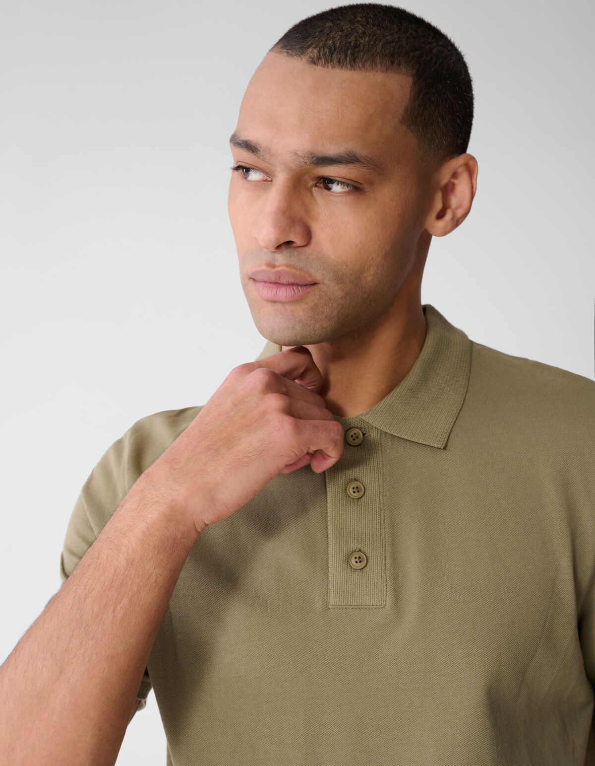 Strick-Polo Khaki SHOEBY MEN