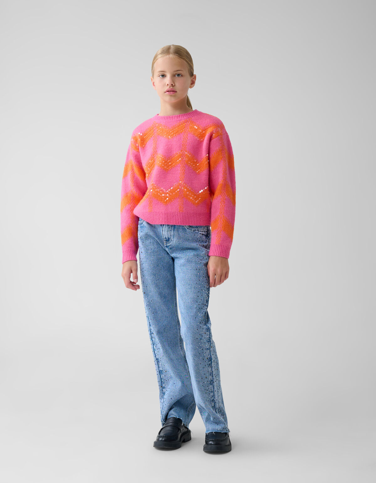 Paillettenpullover Rosa SHOEBY GIRLS