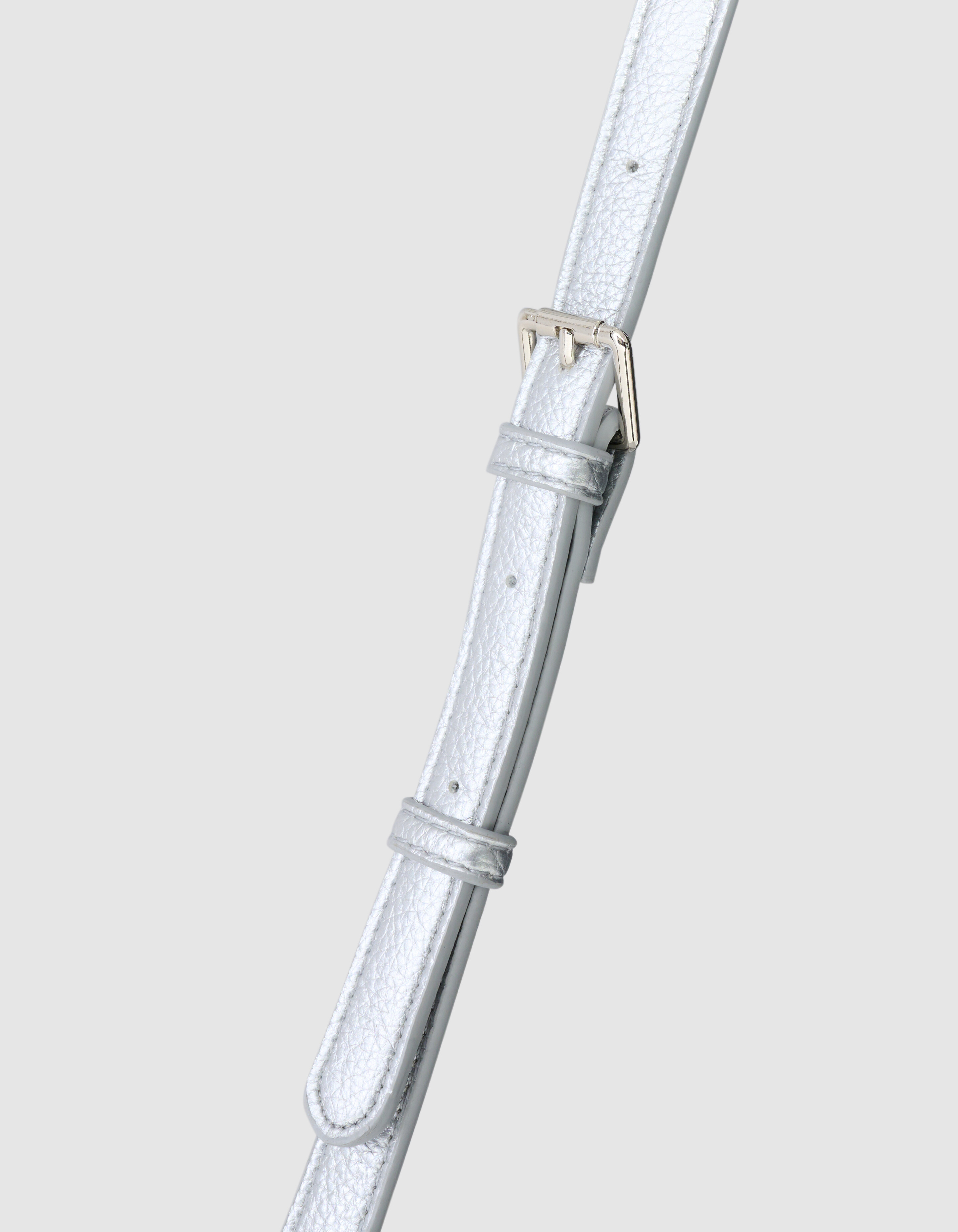 Gefaltete Tasche Silber SHOEBY ACCESSOIRES