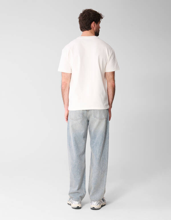 Baggy Fit Jeans Waschblau/Grau L32 SHOEBY MEN