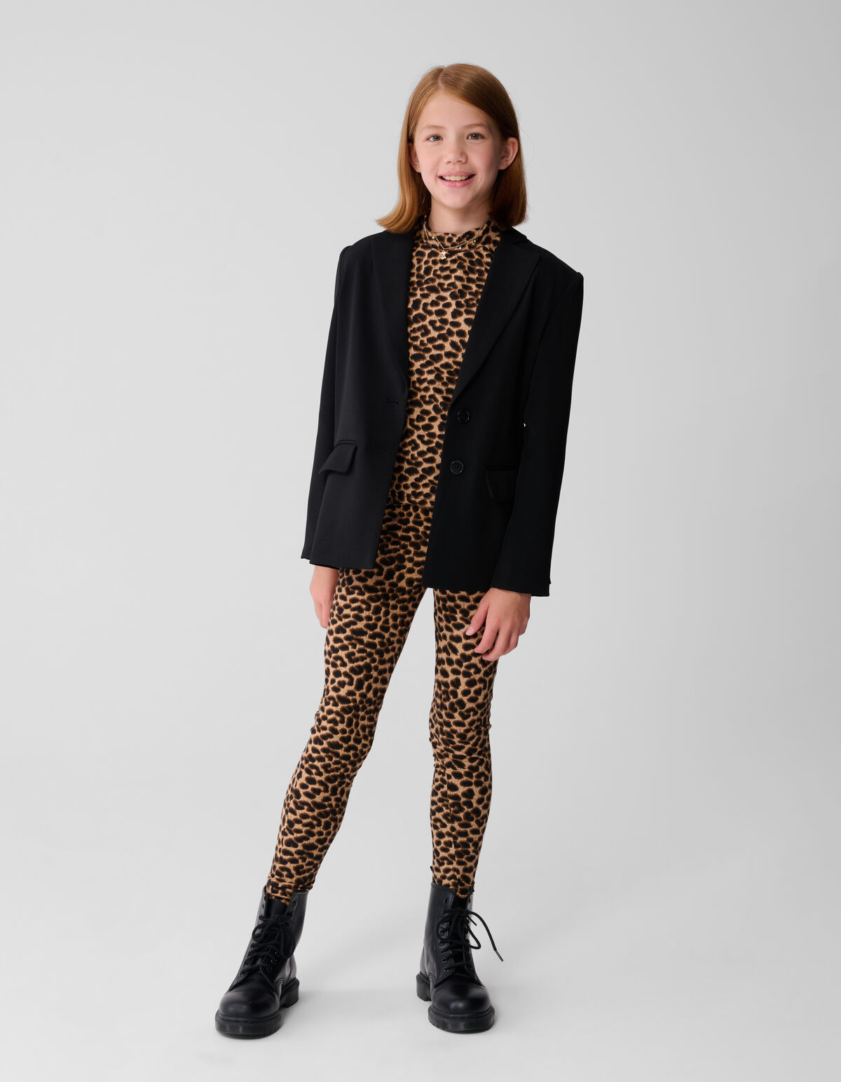 Leoparden-Leggings Braun SHOEBY GIRLS