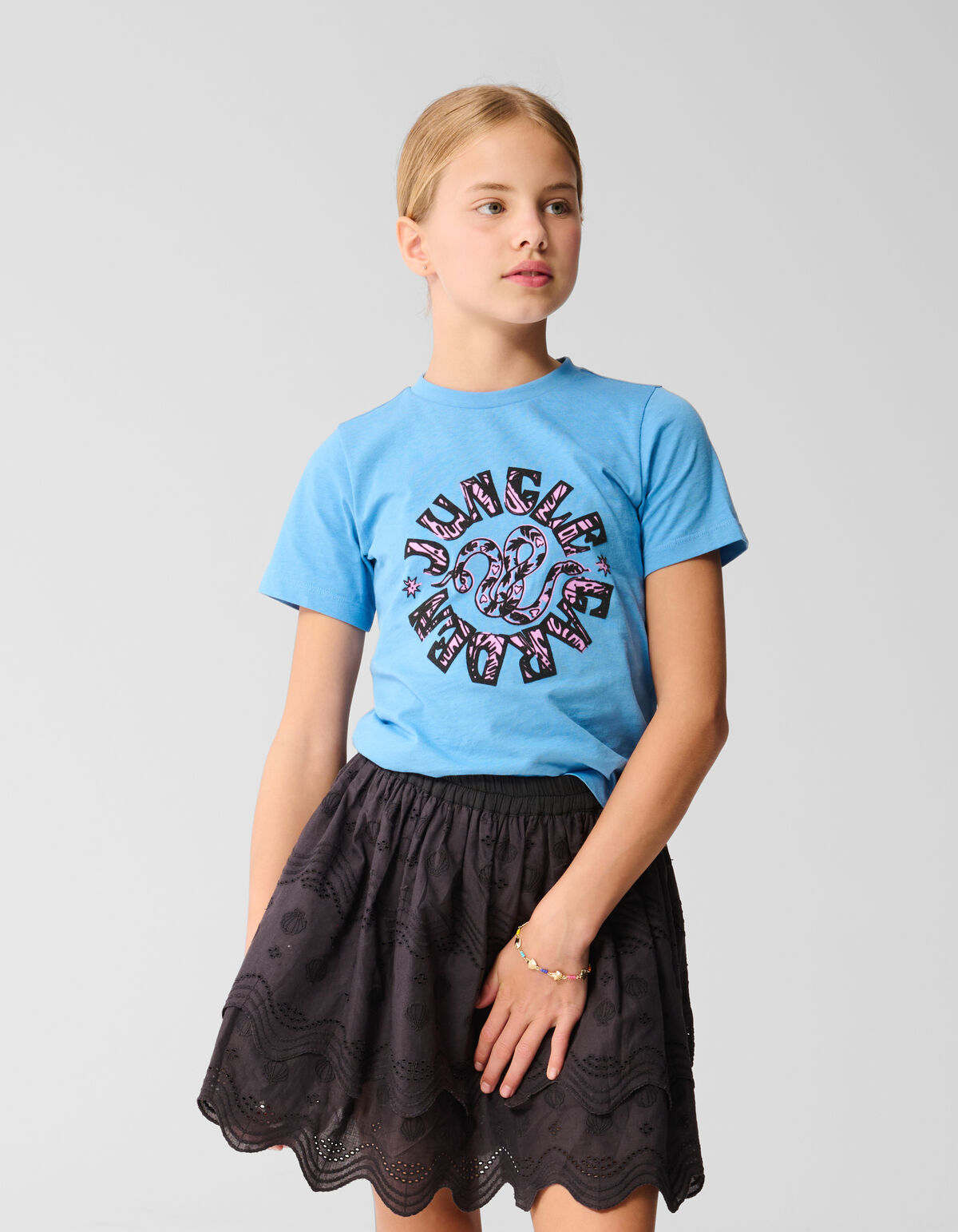 Dschungel-T-Shirt Blau SHOEBY GIRLS