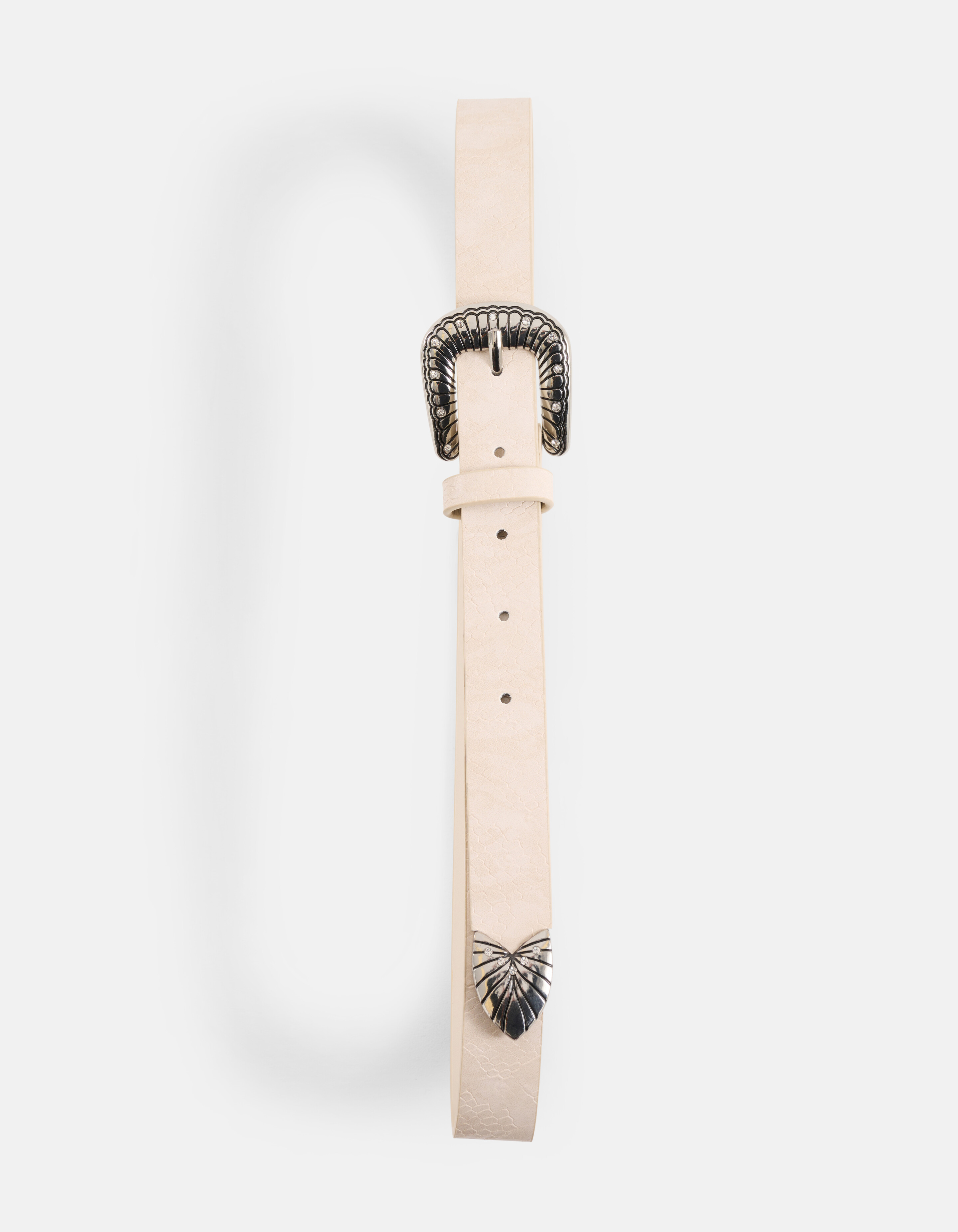 Cowboy-Schlangengürtel Beige SHOEBY ACCESSOIRES