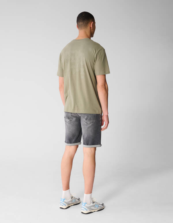 Wave Artwork T-Shirt Khaki SHOEBY MEN