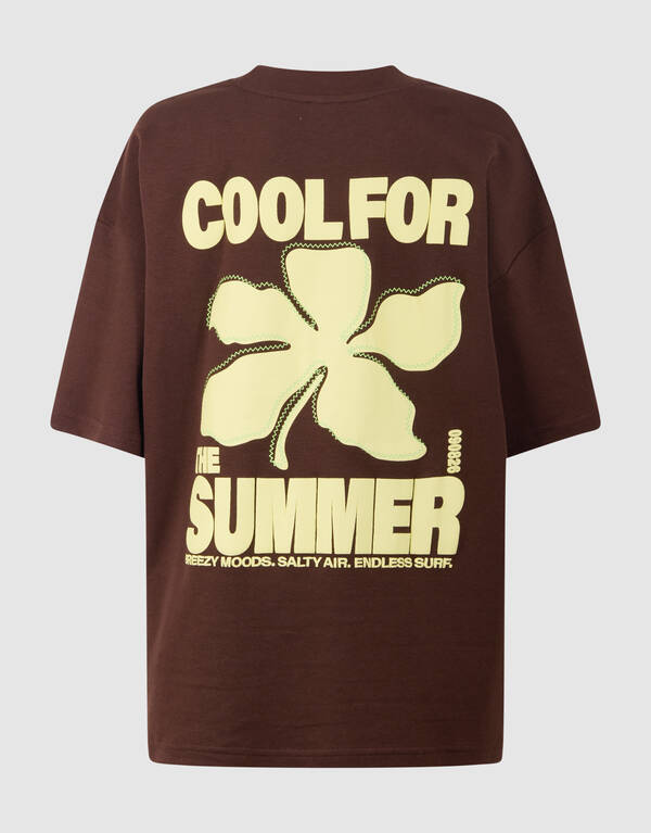 Cooles Kunstwerk T-Shirt Dunkelbraun SHOEBY BOYS