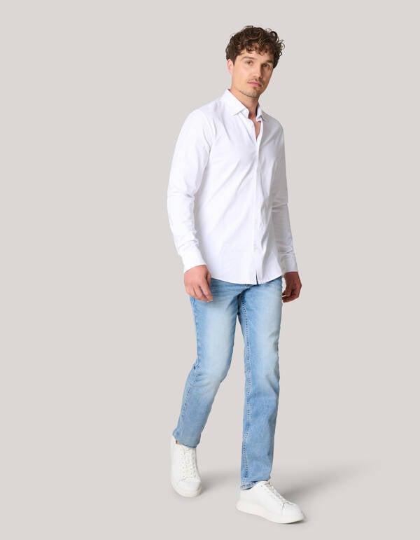 Straight Fit Jeans Bleached L30 SHOEBY MEN
