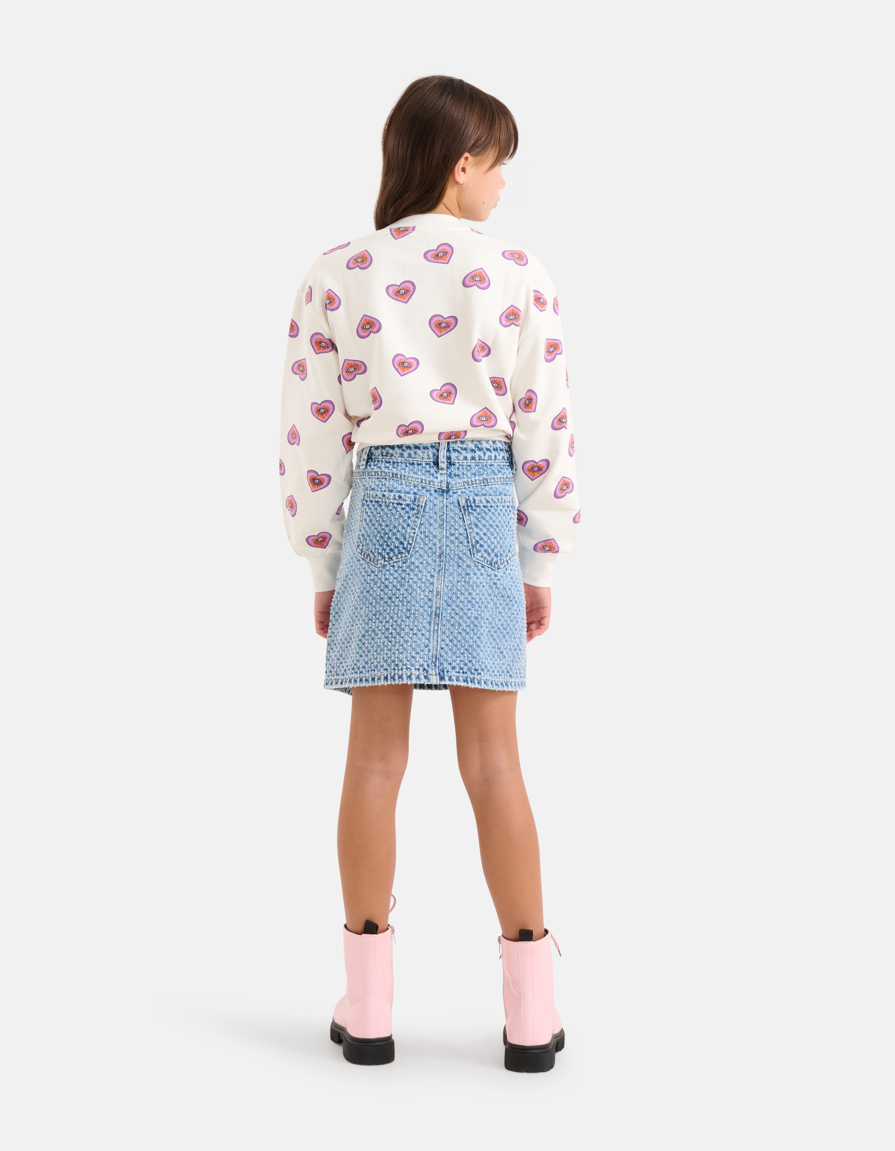 Strukturierter Jeansrock gebleicht SHOEBY GIRLS