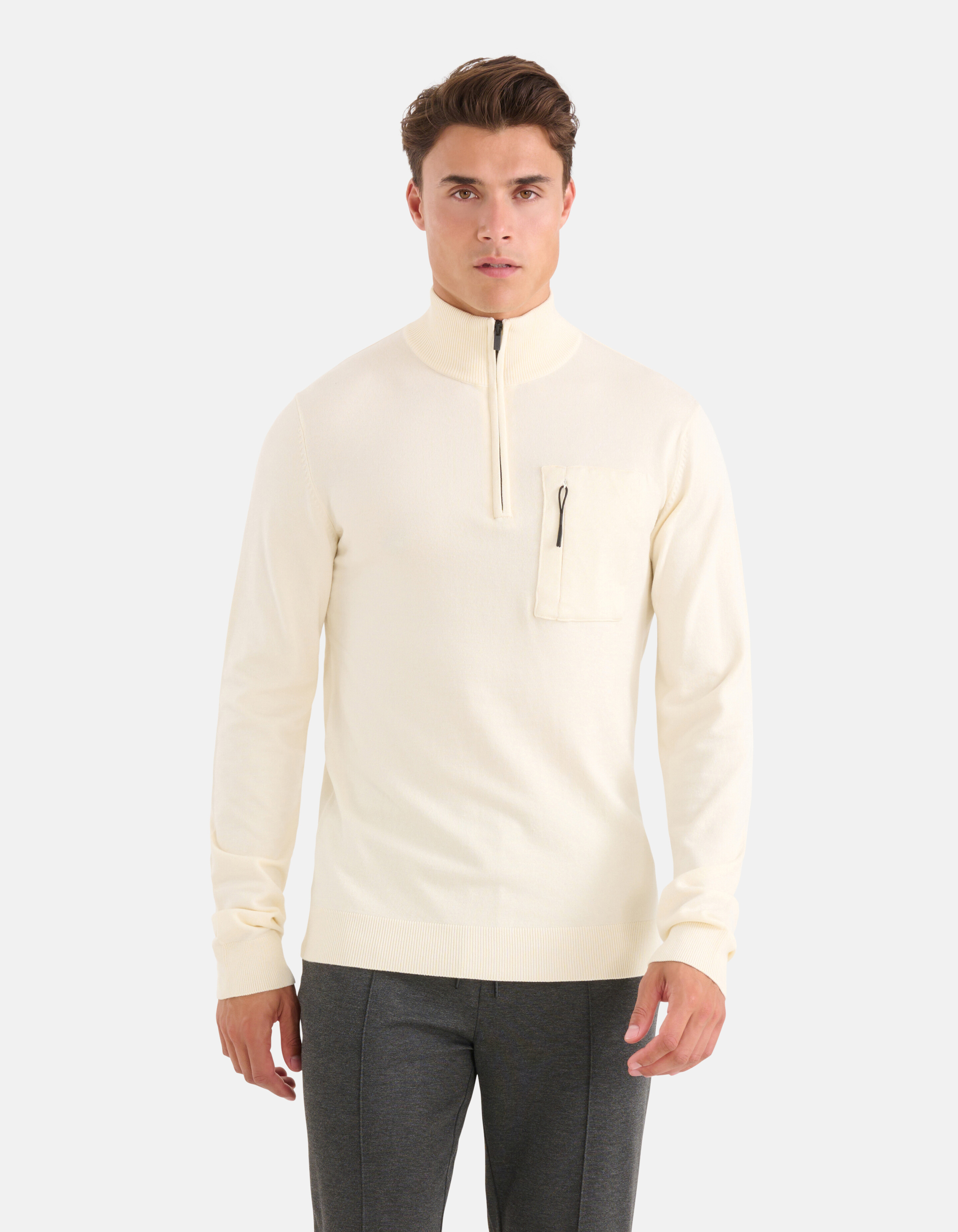 Rollkragenpullover mit Reißverschluss Off White SHOEBY MEN