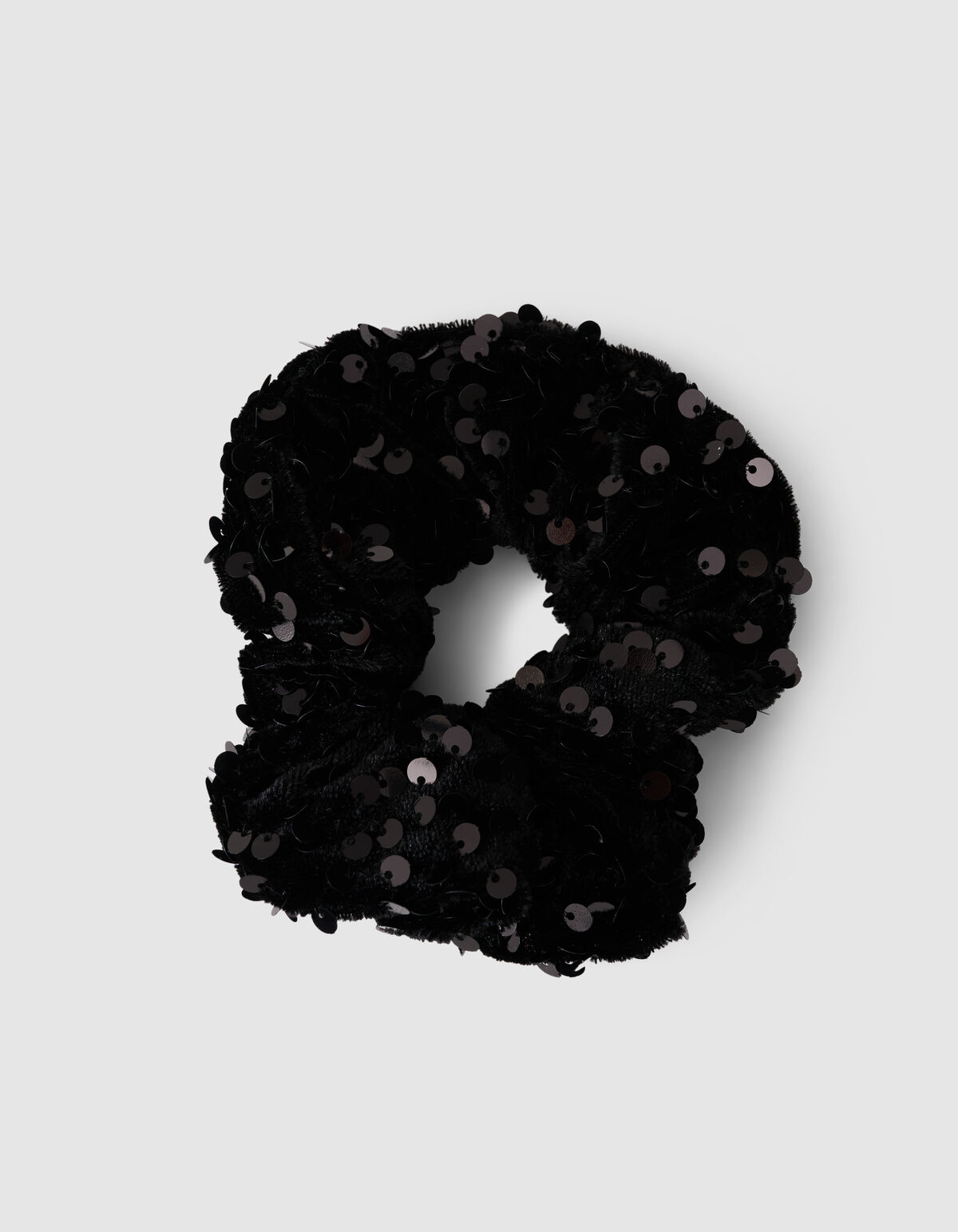 Pailletten-Haargummi Schwarz SHOEBY ACCESSOIRES