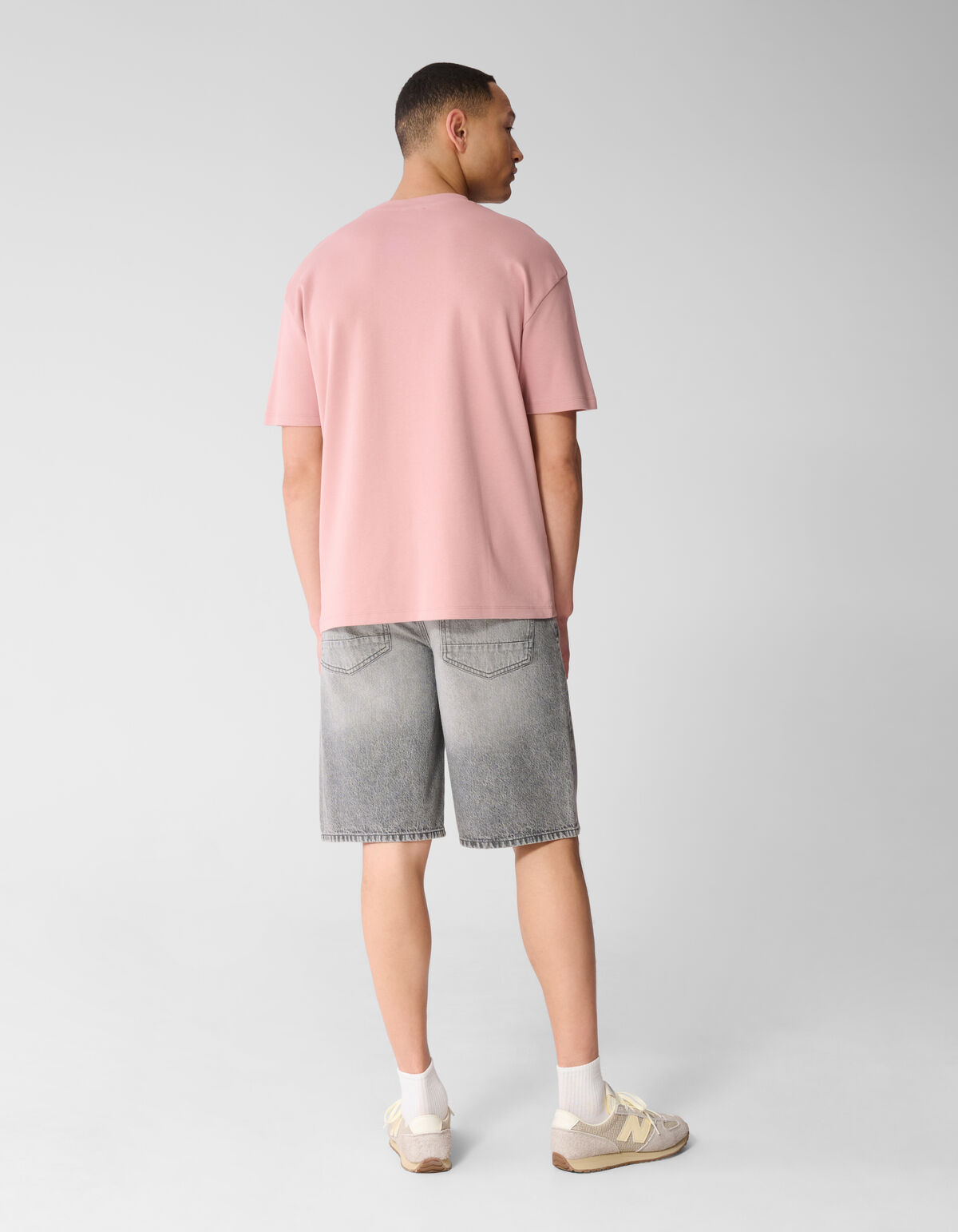 Logo-Taschen-T-Shirt Rosa SHOEBY MEN