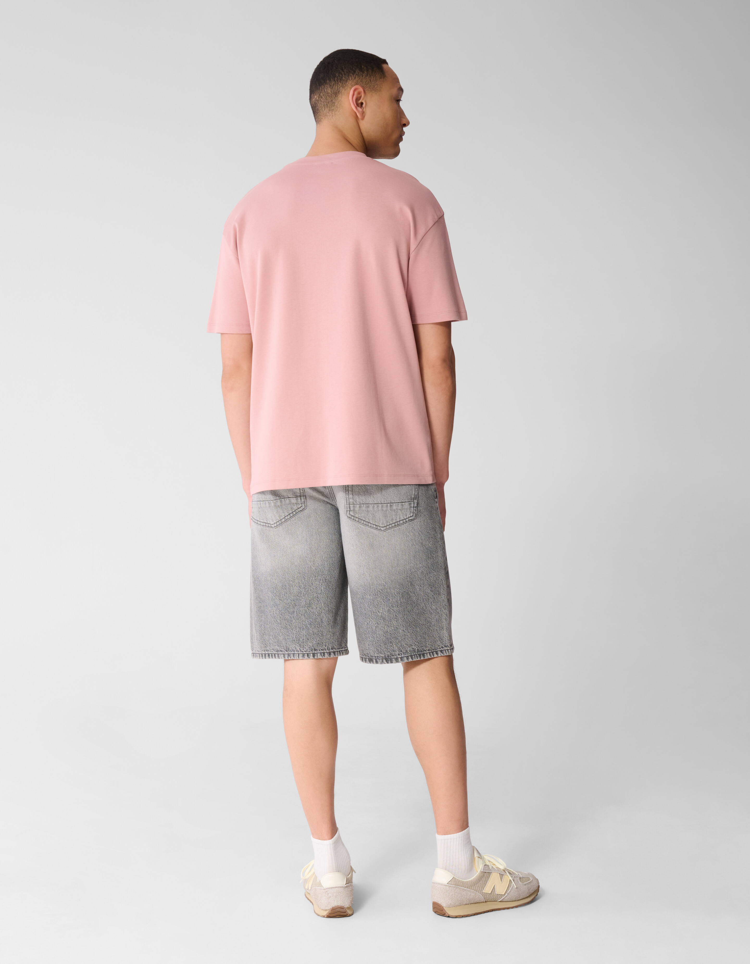 Logo-Taschen-T-Shirt Rosa SHOEBY MEN
