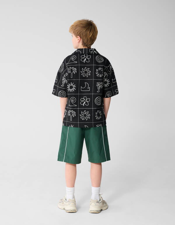 Embroidery Hemd Schwarz SHOEBY BOYS