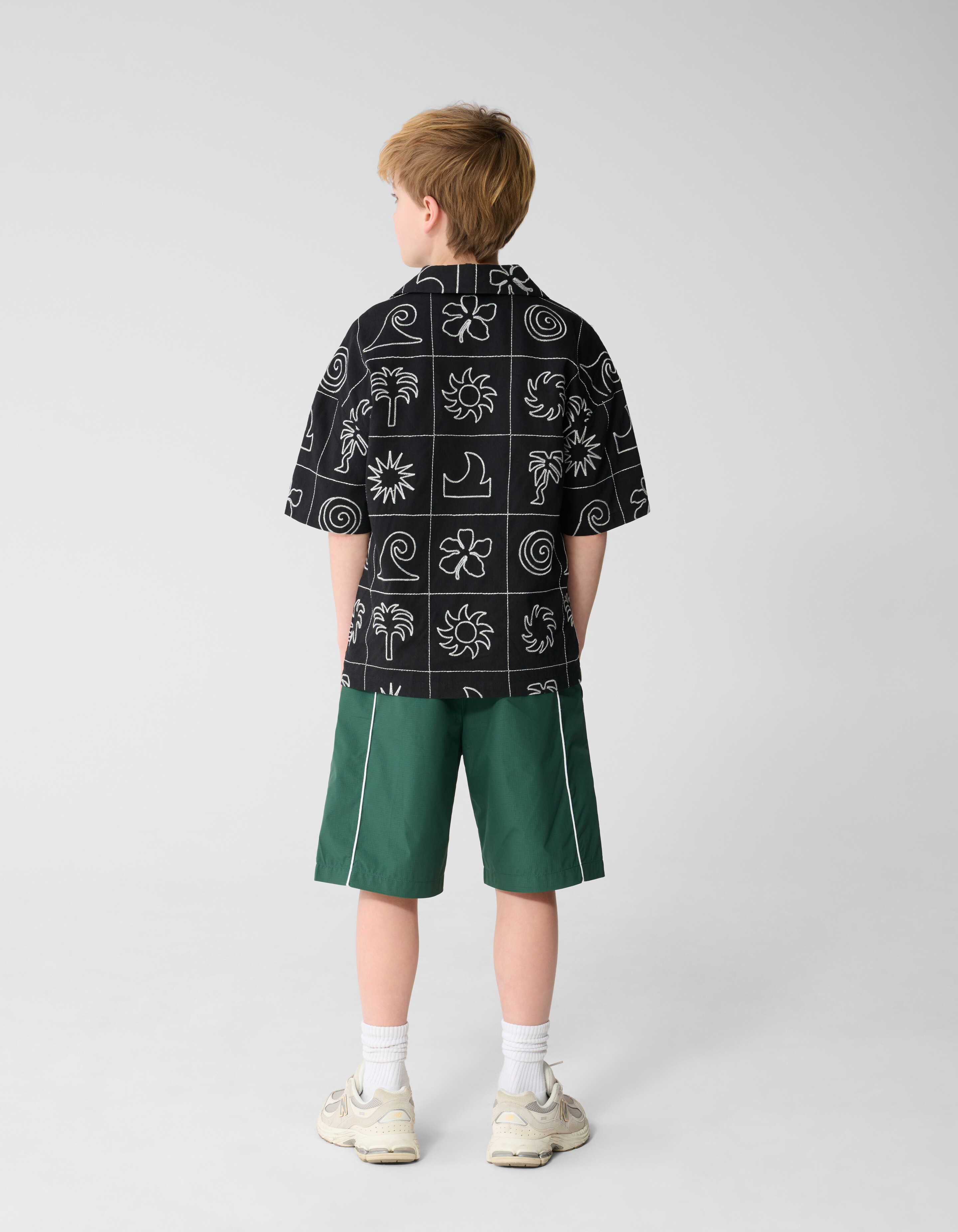 Embroidery Hemd Schwarz SHOEBY BOYS