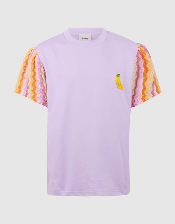 Bananen-T-Shirt Lila SHOEBY GIRLS