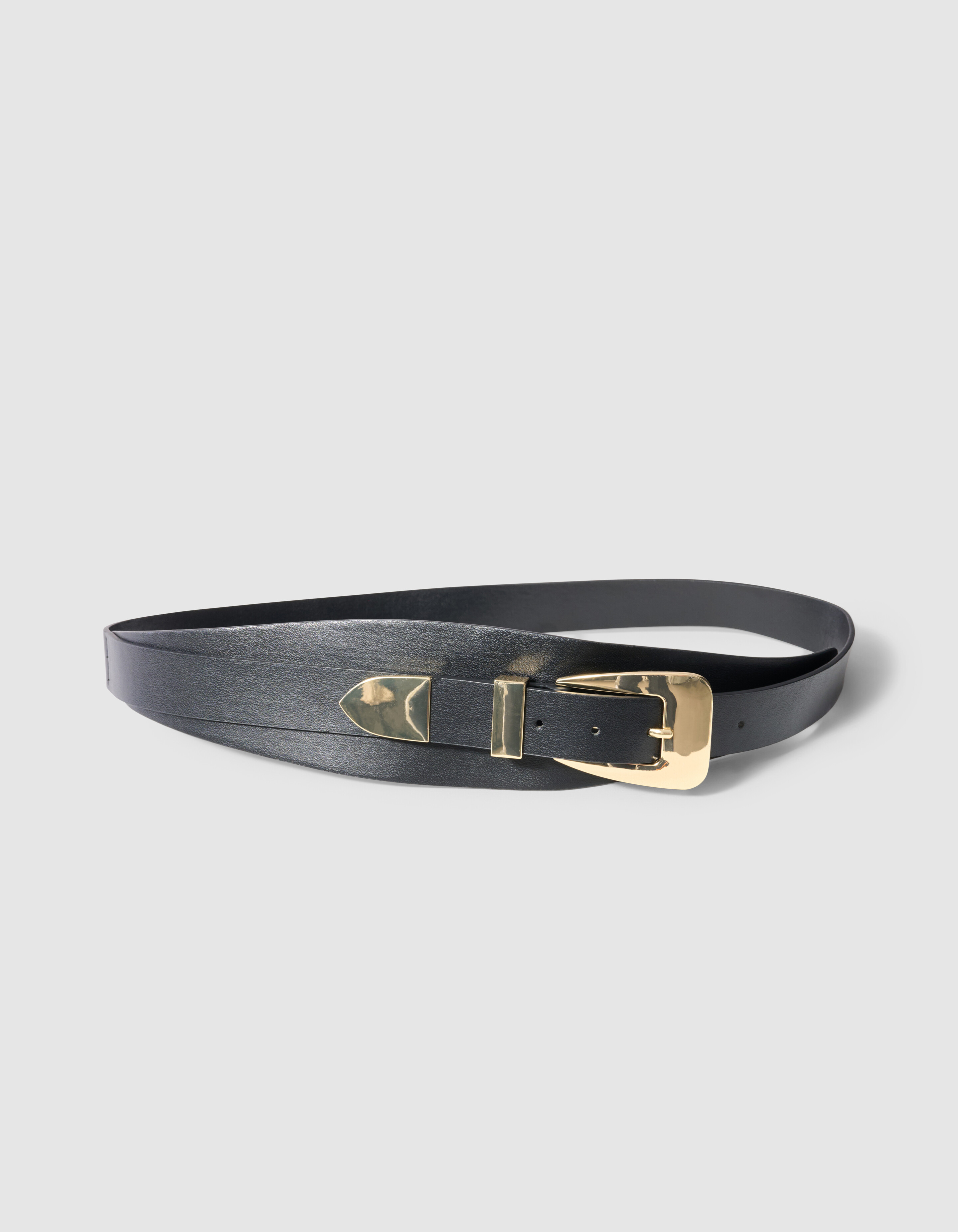 Tailleng&uuml;rtel Schwarz/Gold SHOEBY ACCESSOIRES